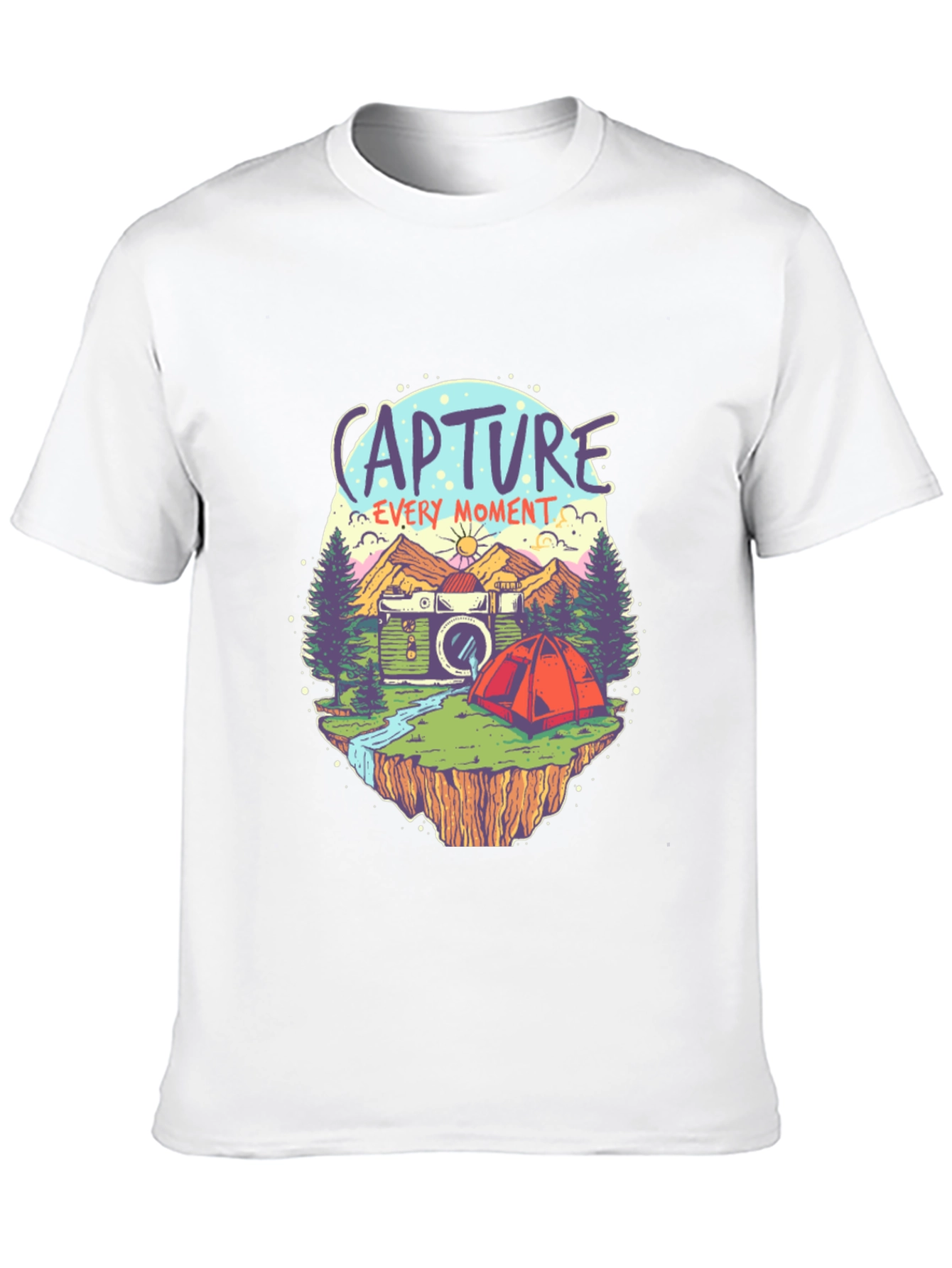 Capture Every Moment Black Graphic Tee