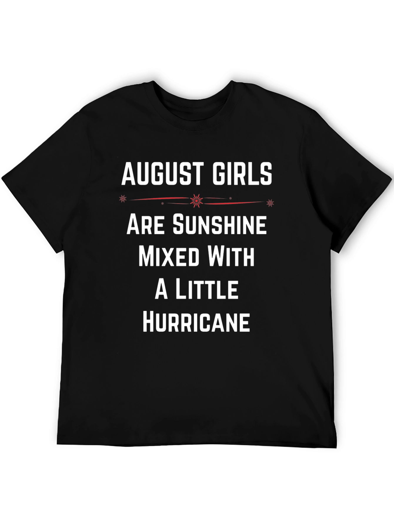 August Girls Sunshine Hurricane Black T-Shirt