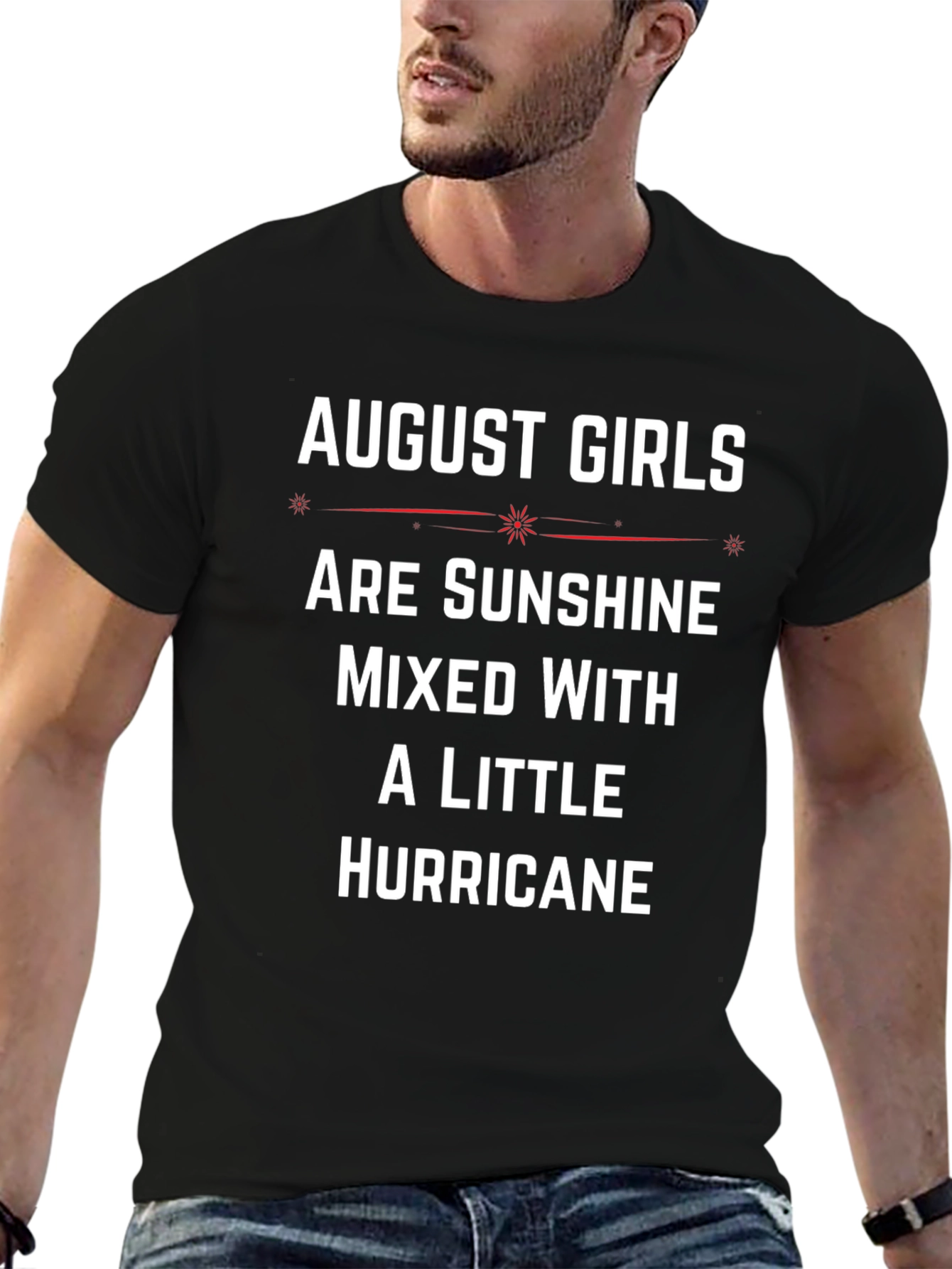 August Girls Sunshine Hurricane Black T-Shirt
