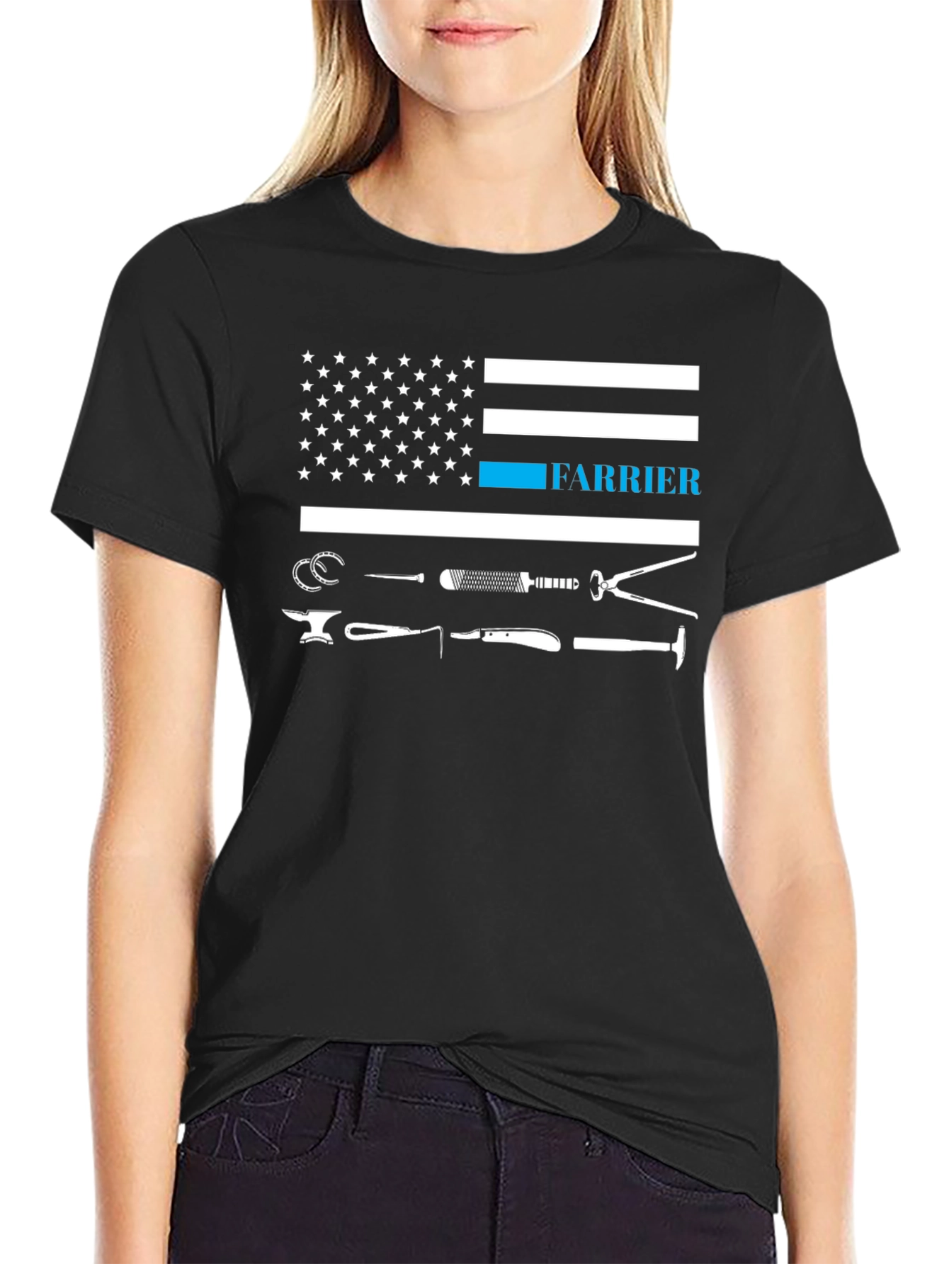 Farrier American Flag T-Shirt