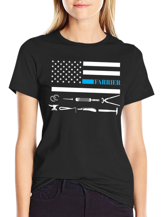 Farrier American Flag T-Shirt