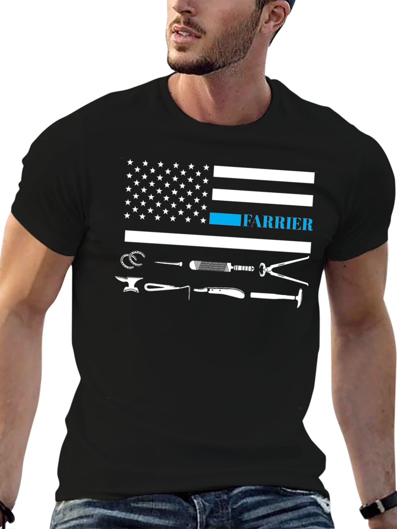 Farrier American Flag T-Shirt