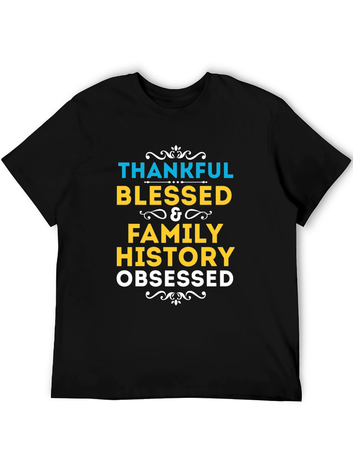 Thankful Blessed Family History T-Shirt