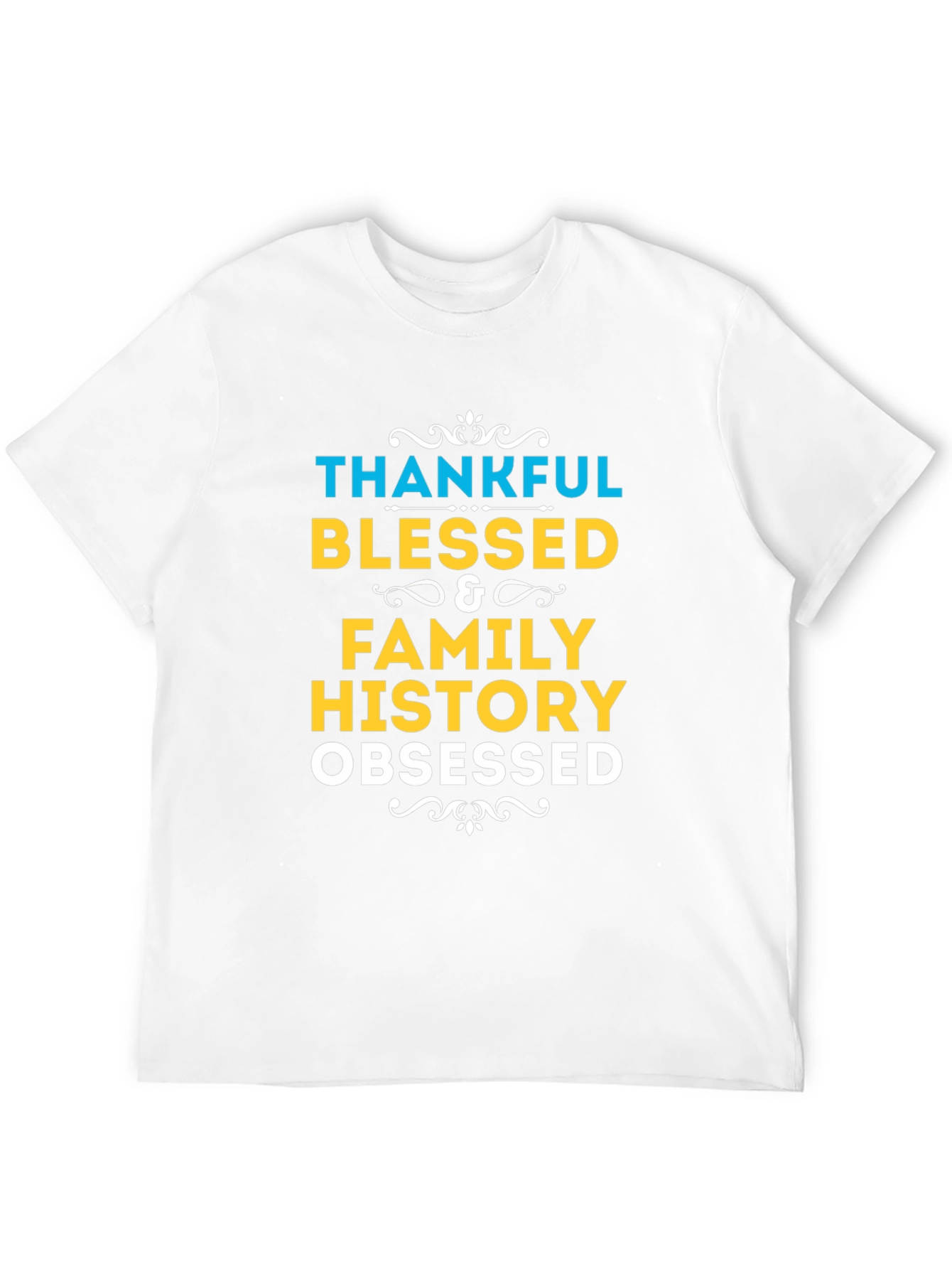 Thankful Blessed Family History T-Shirt