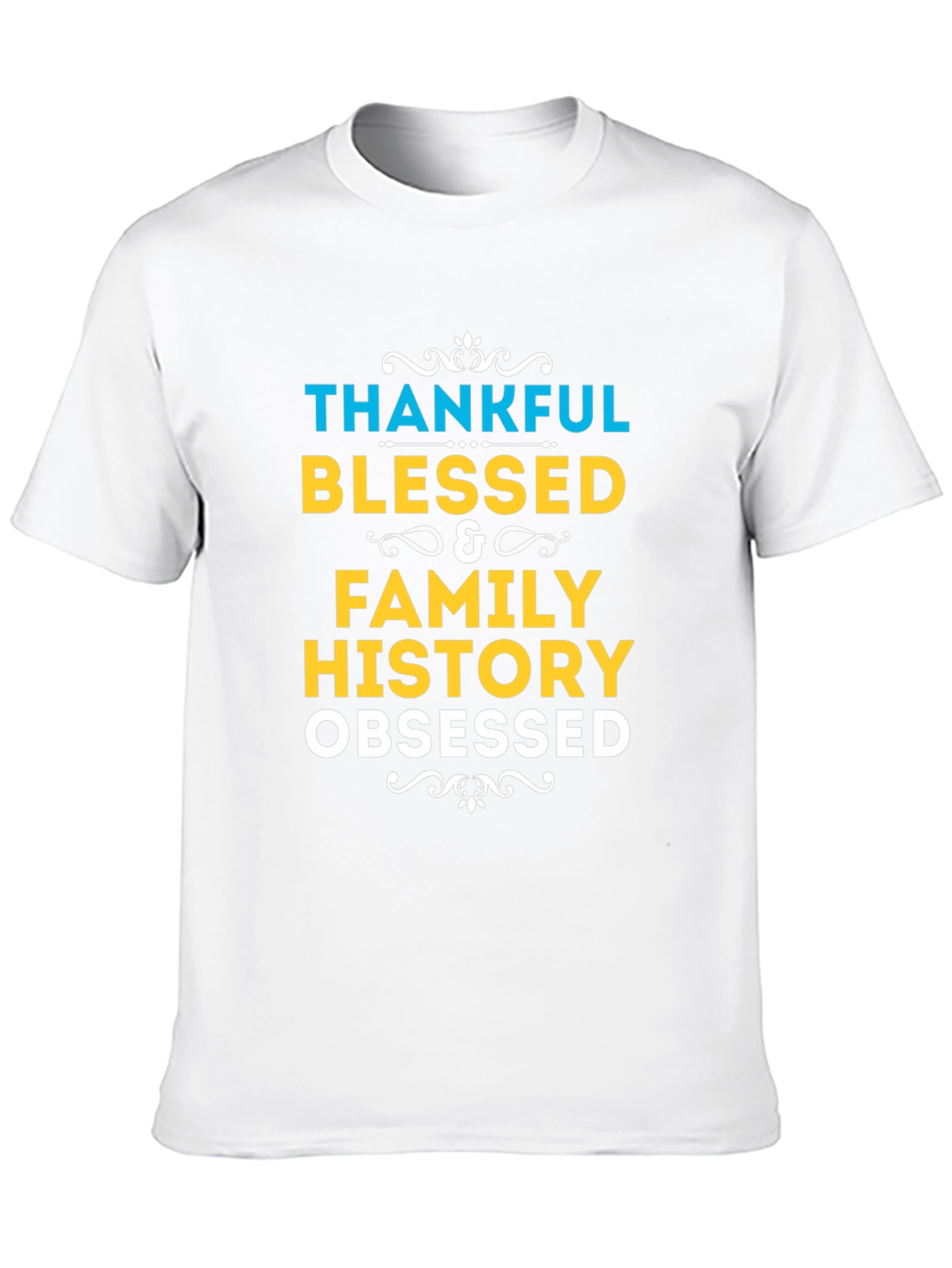 Thankful Blessed Family History T-Shirt