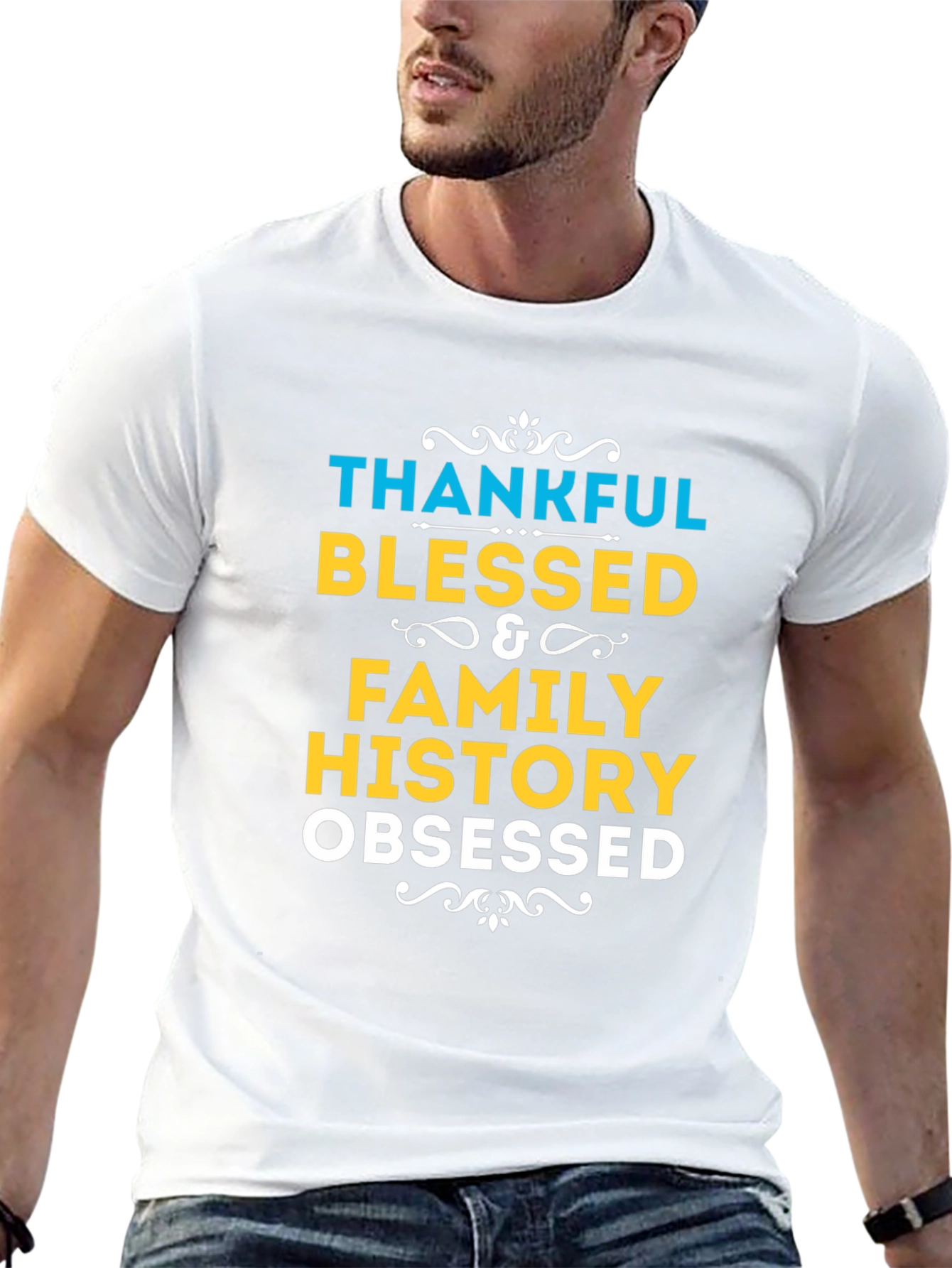 Thankful Blessed Family History T-Shirt