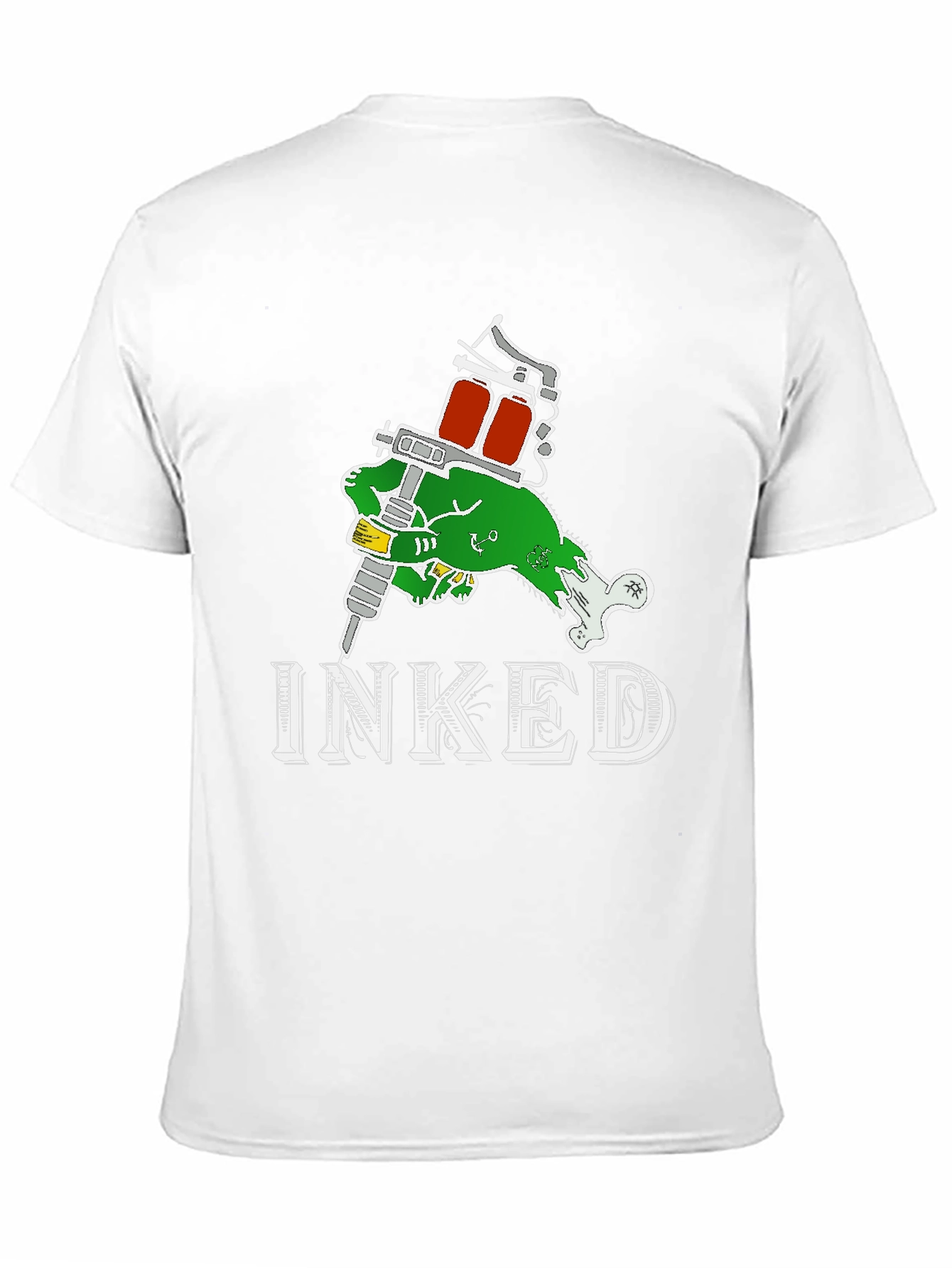 Inked Zombie Tattoo Artist T-Shirt - Cool Graphic Tee