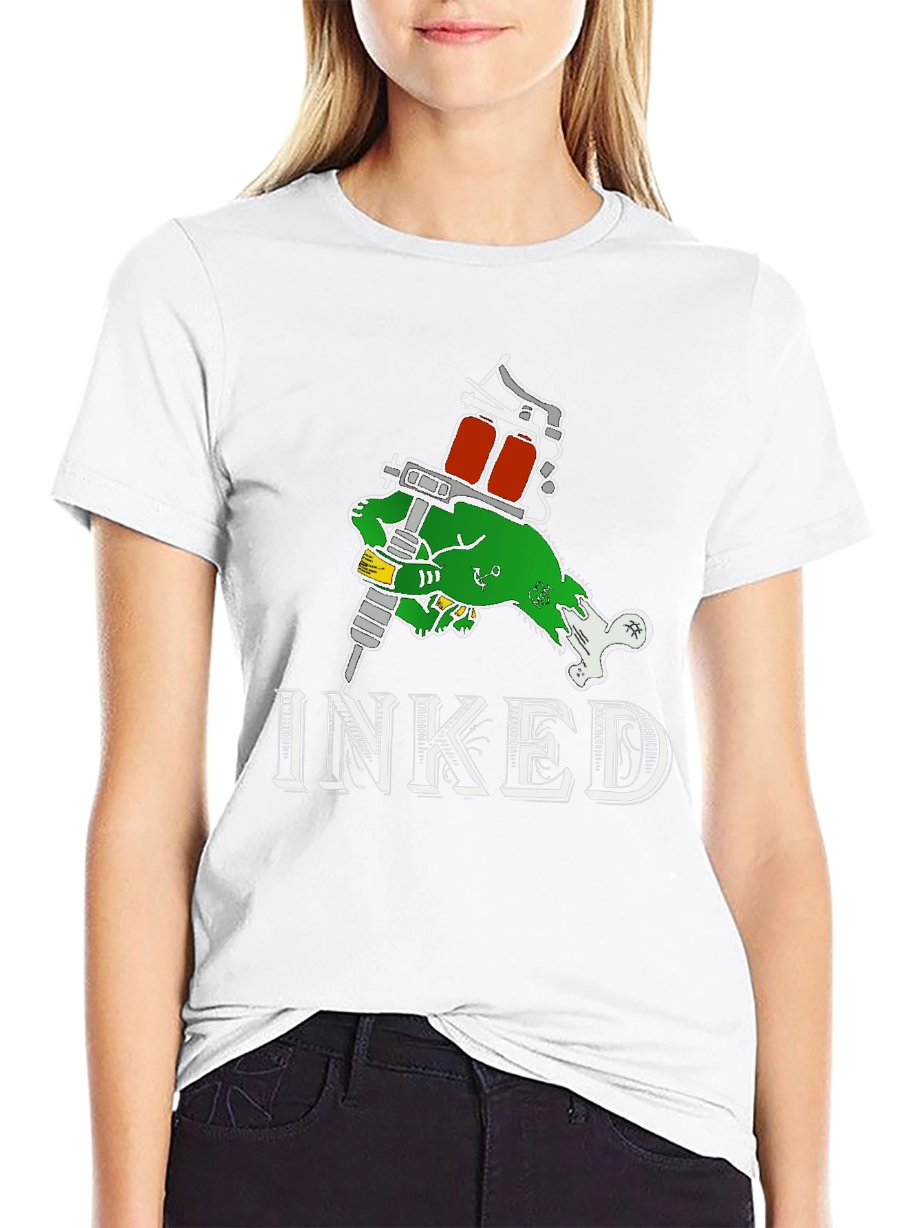 Inked Zombie Tattoo Artist T-Shirt - Cool Graphic Tee