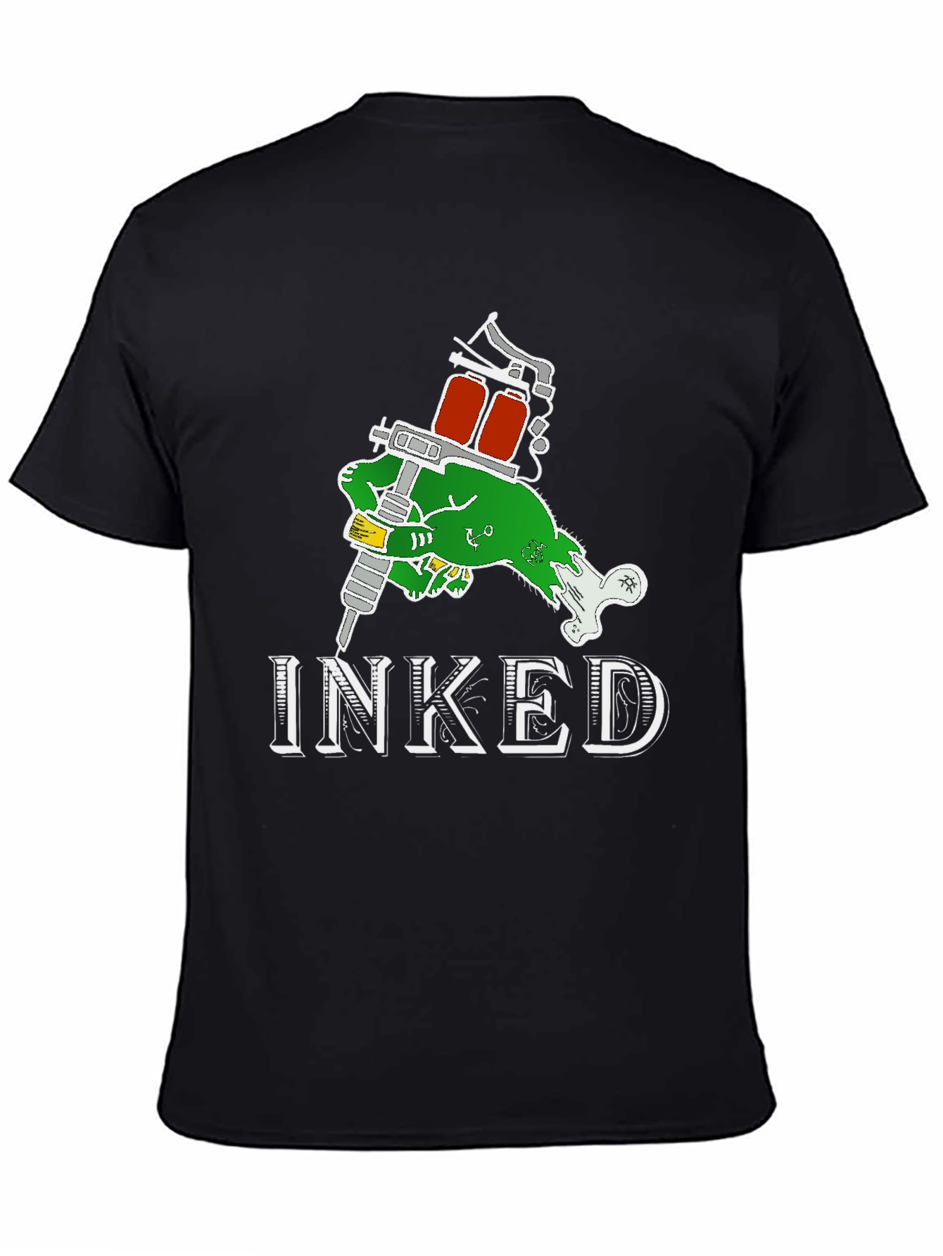 Inked Zombie Tattoo Artist T-Shirt - Cool Graphic Tee