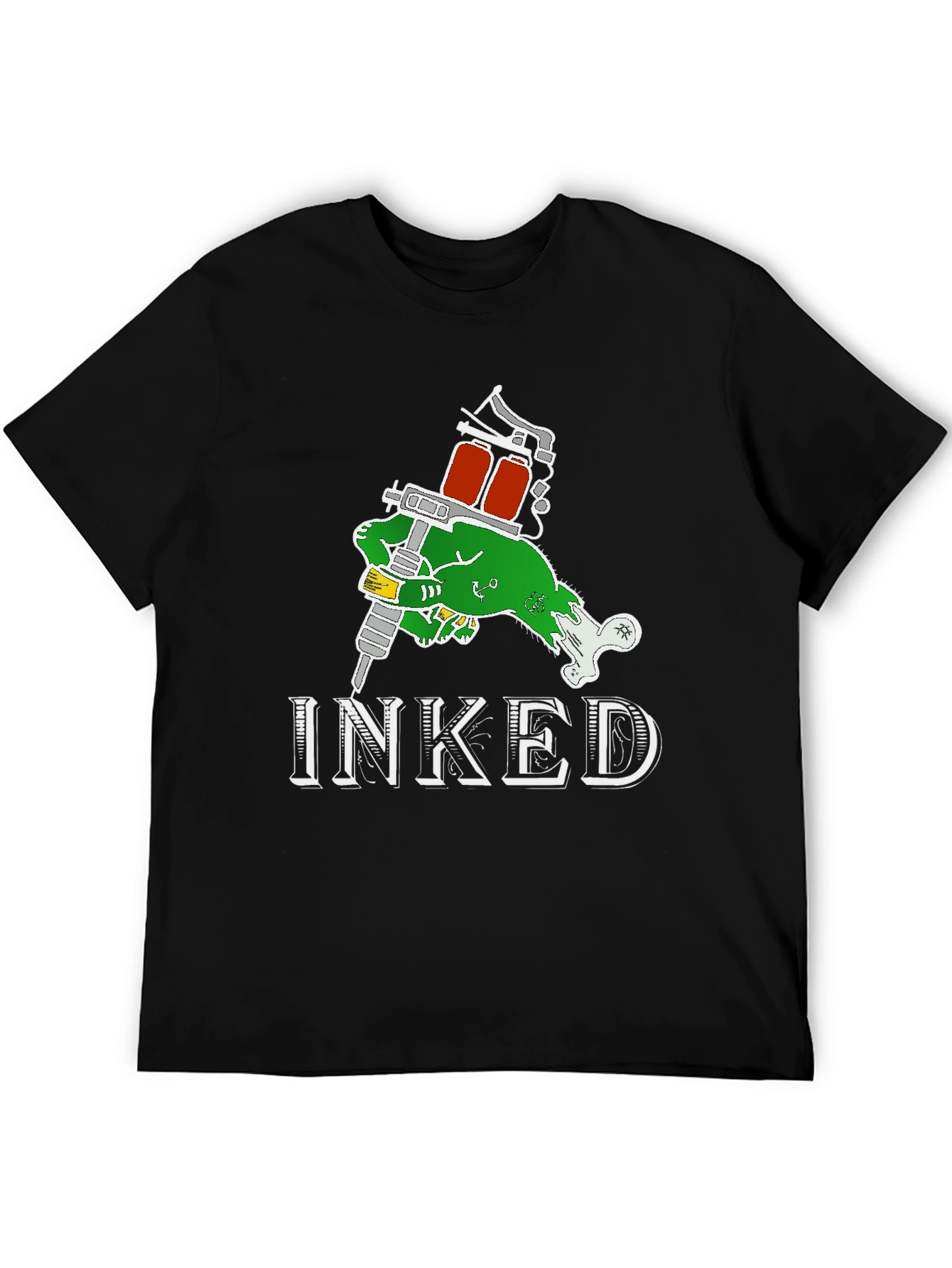 Inked Zombie Tattoo Artist T-Shirt - Cool Graphic Tee