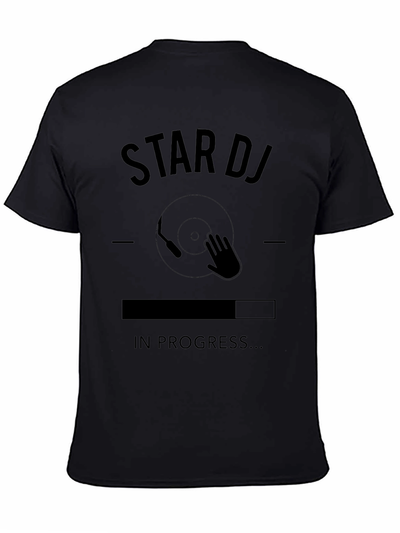 Star DJ In Progress Black T-Shirt