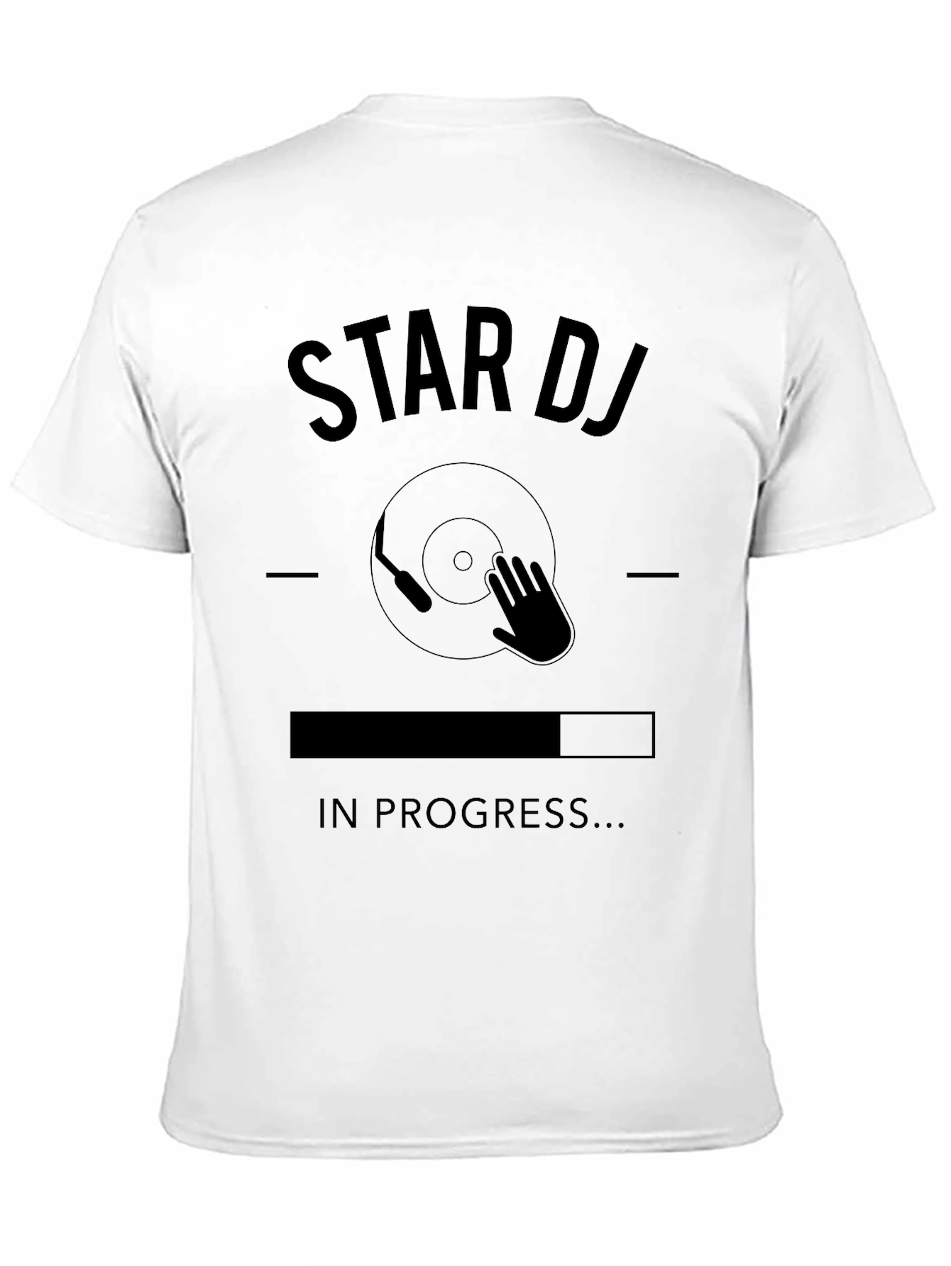 Star DJ In Progress Black T-Shirt