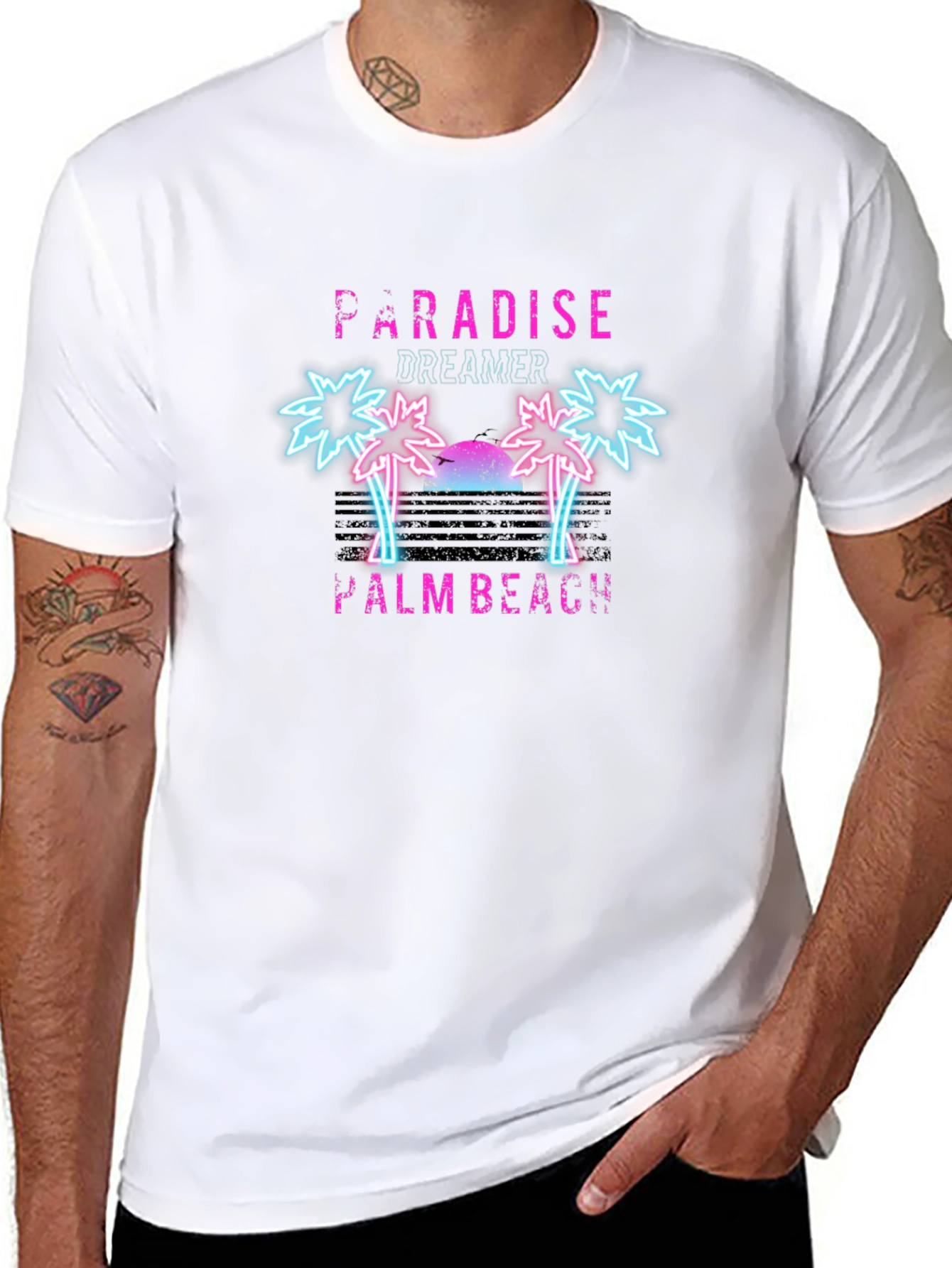 Paradise Dreamer Palm Beach Graphic Tee