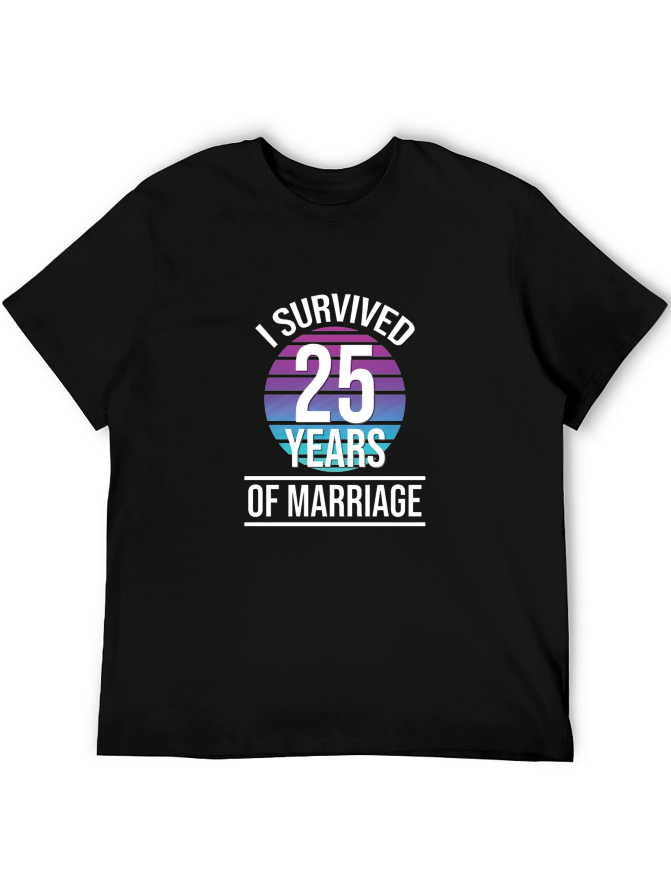 I Survived 25 Years of Marriage Graphic Tee