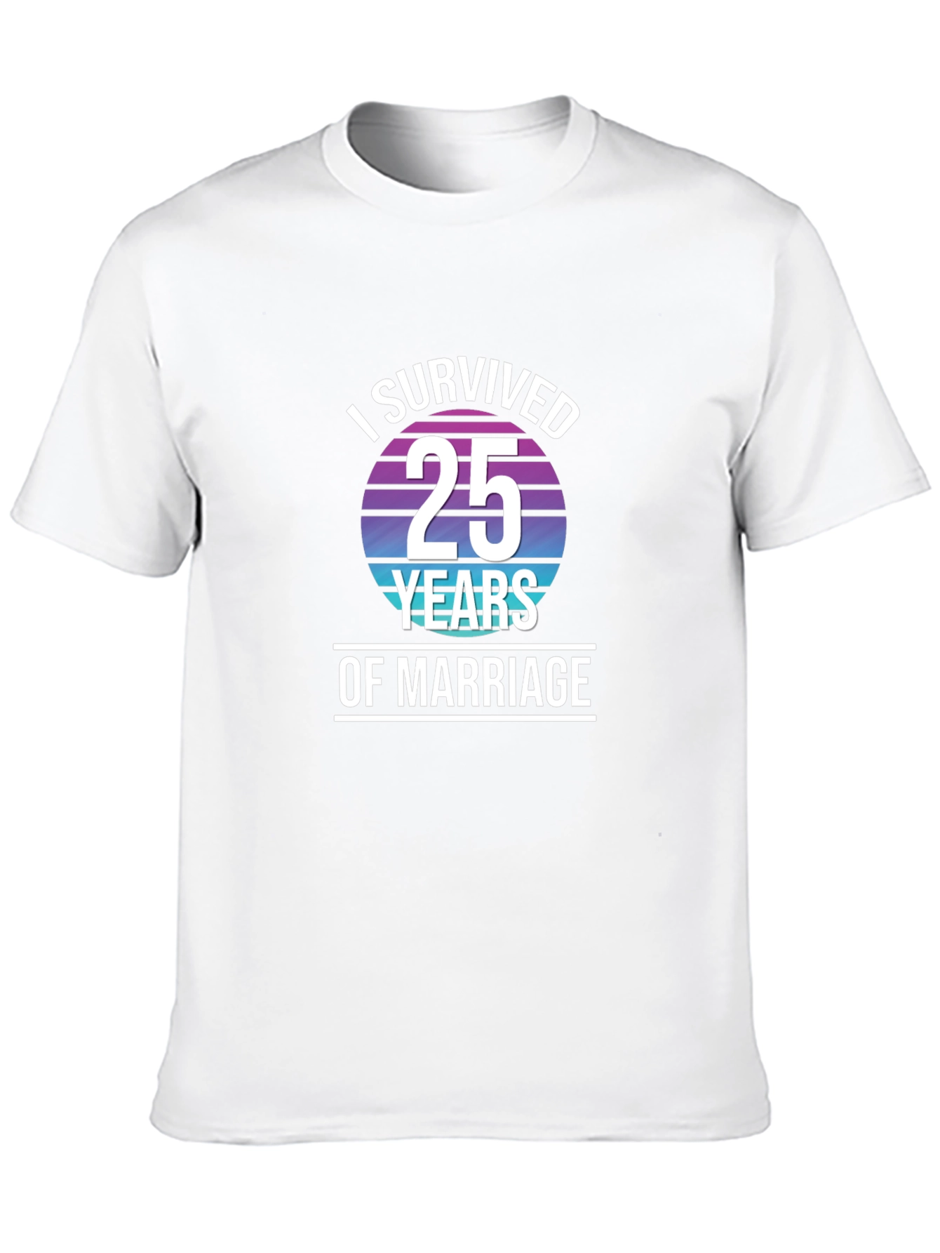 I Survived 25 Years of Marriage Graphic Tee