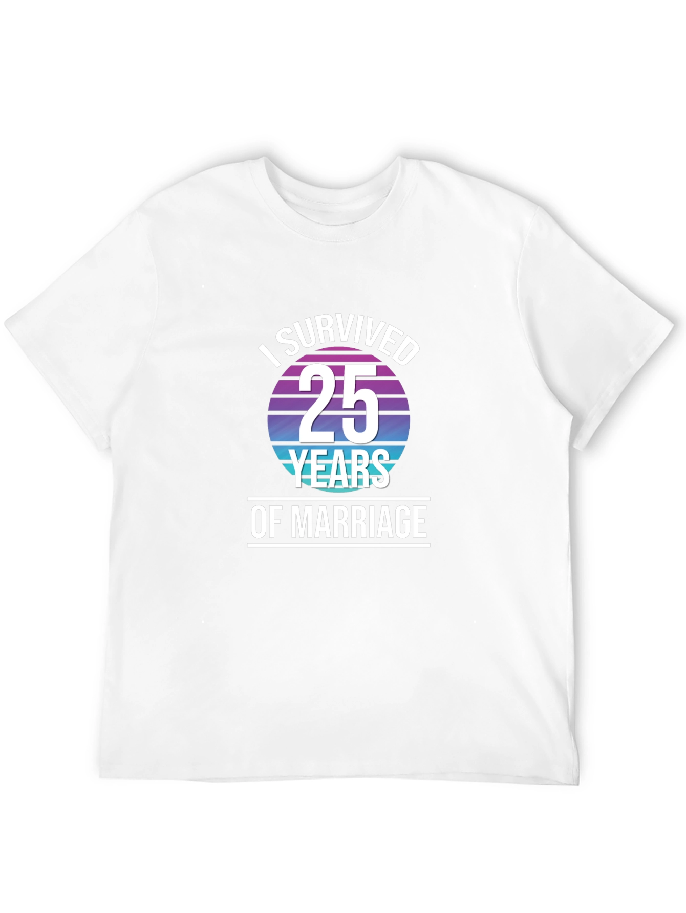 I Survived 25 Years of Marriage Graphic Tee