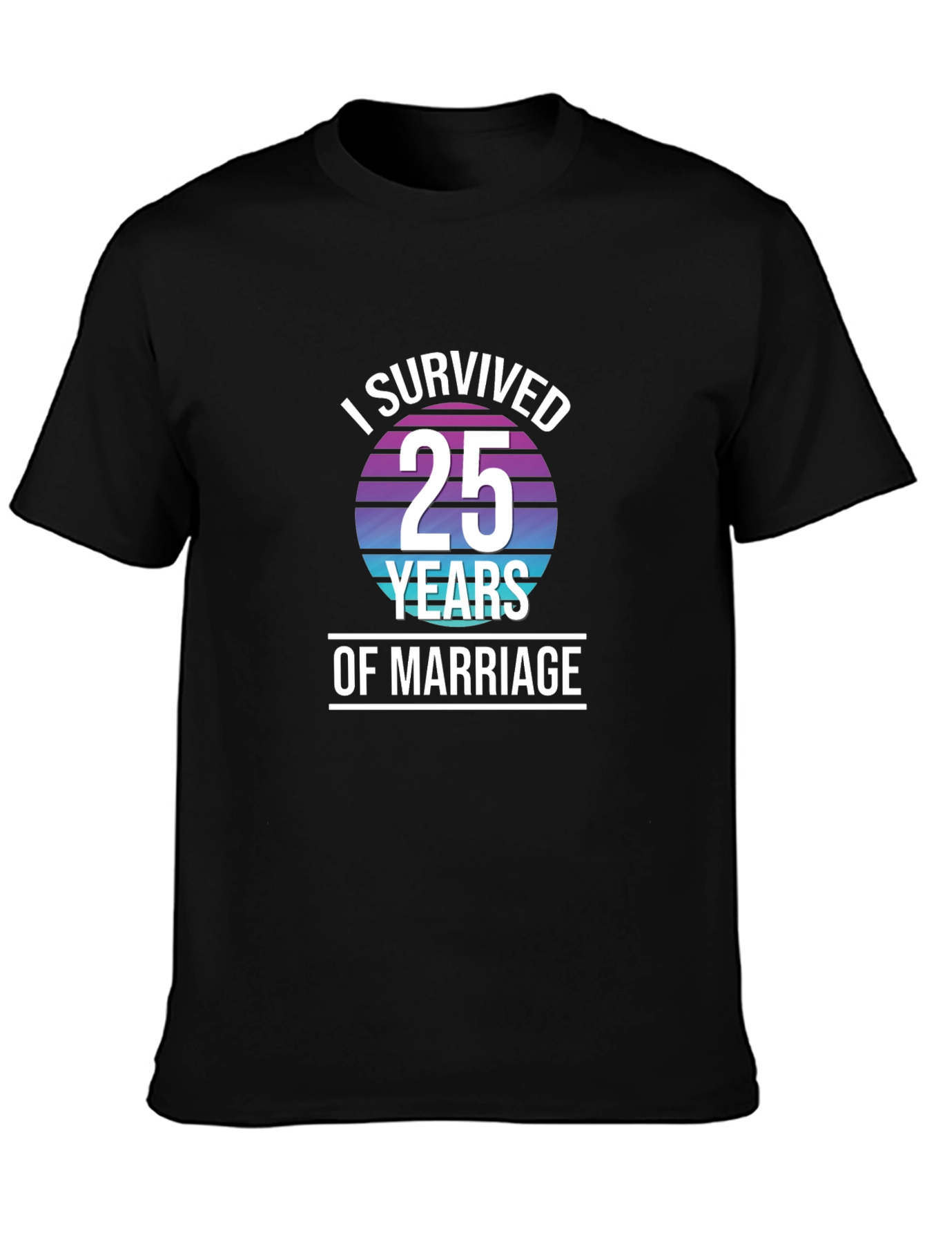 I Survived 25 Years of Marriage Graphic Tee