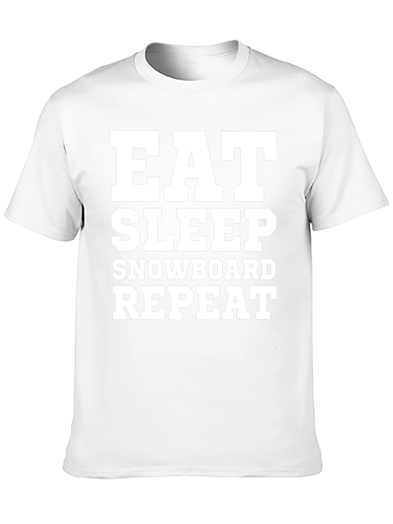 Eat Sleep Snowboard Repeat Graphic Tee