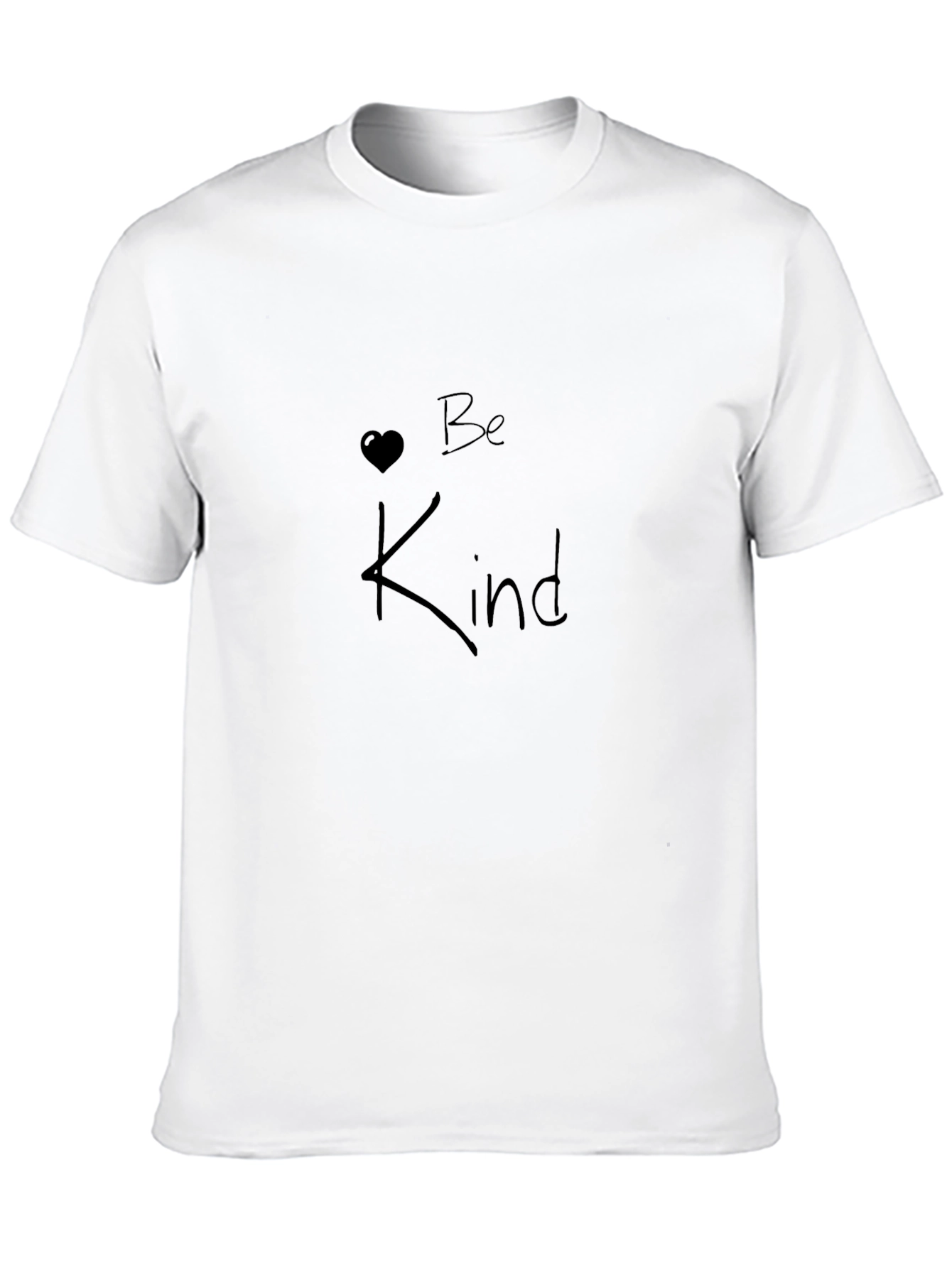 Be Kind Graphic Tee - Soft Black T-Shirt