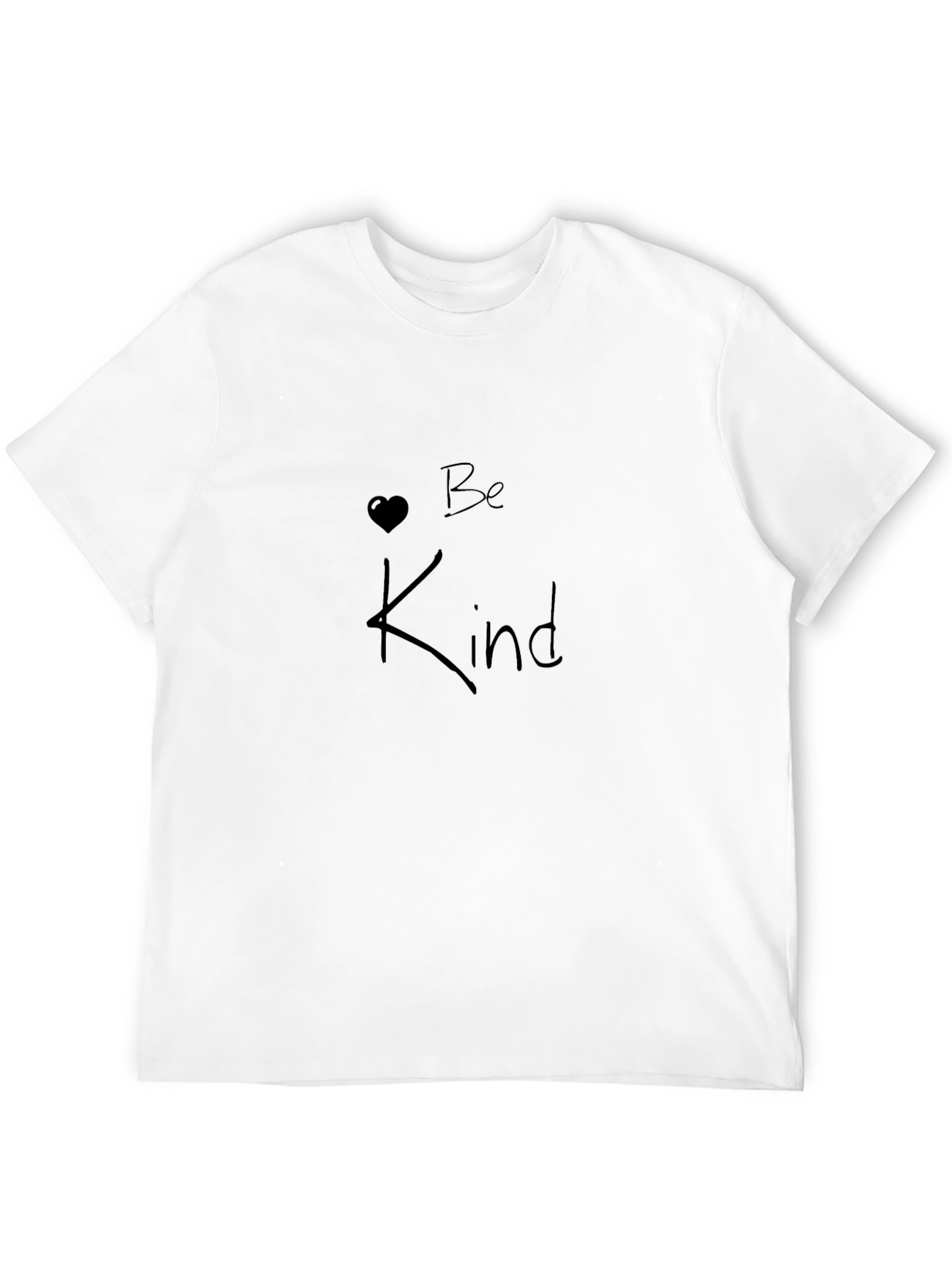 Be Kind Graphic Tee - Soft Black T-Shirt