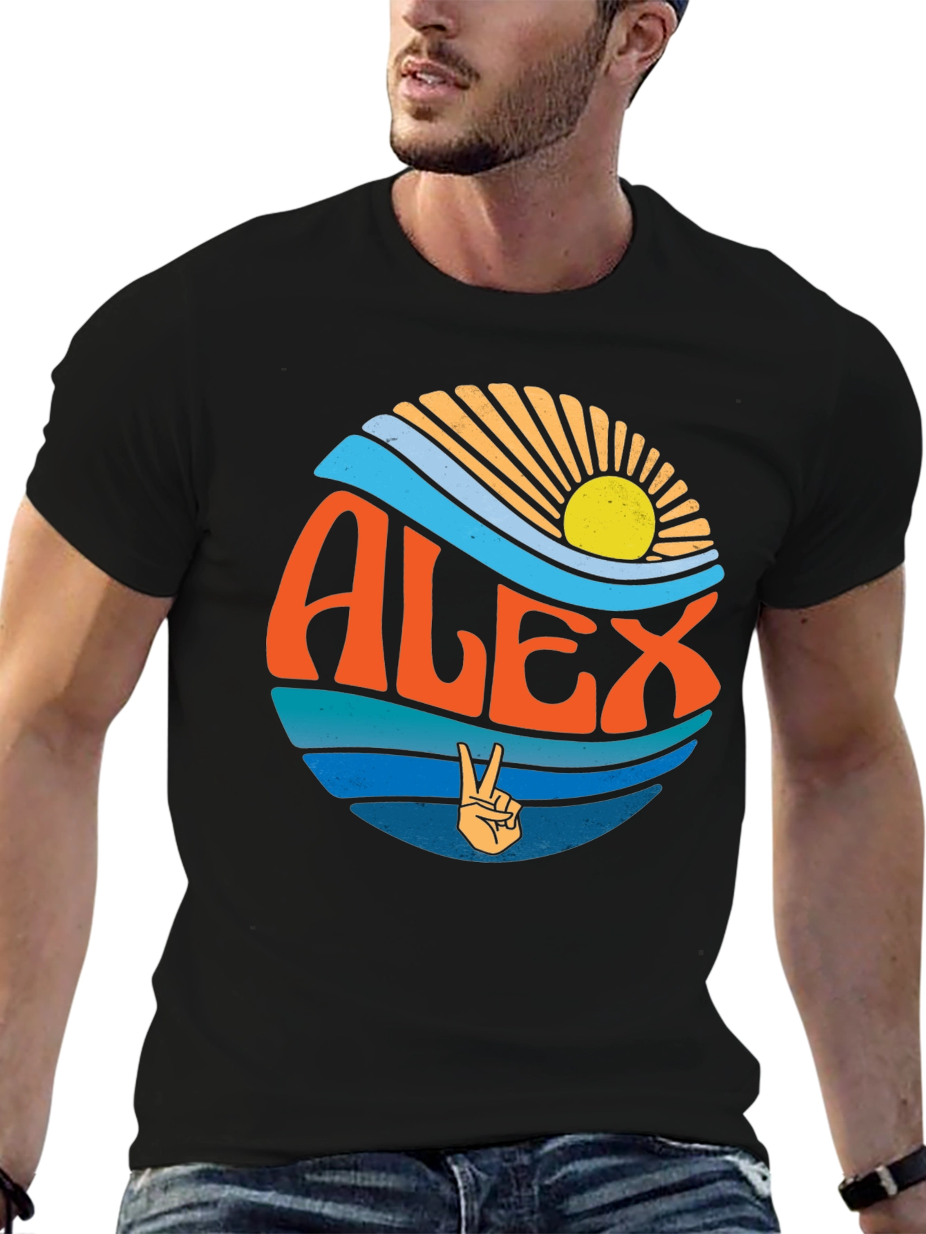 Personalized Alex Beach Vibes T-Shirt