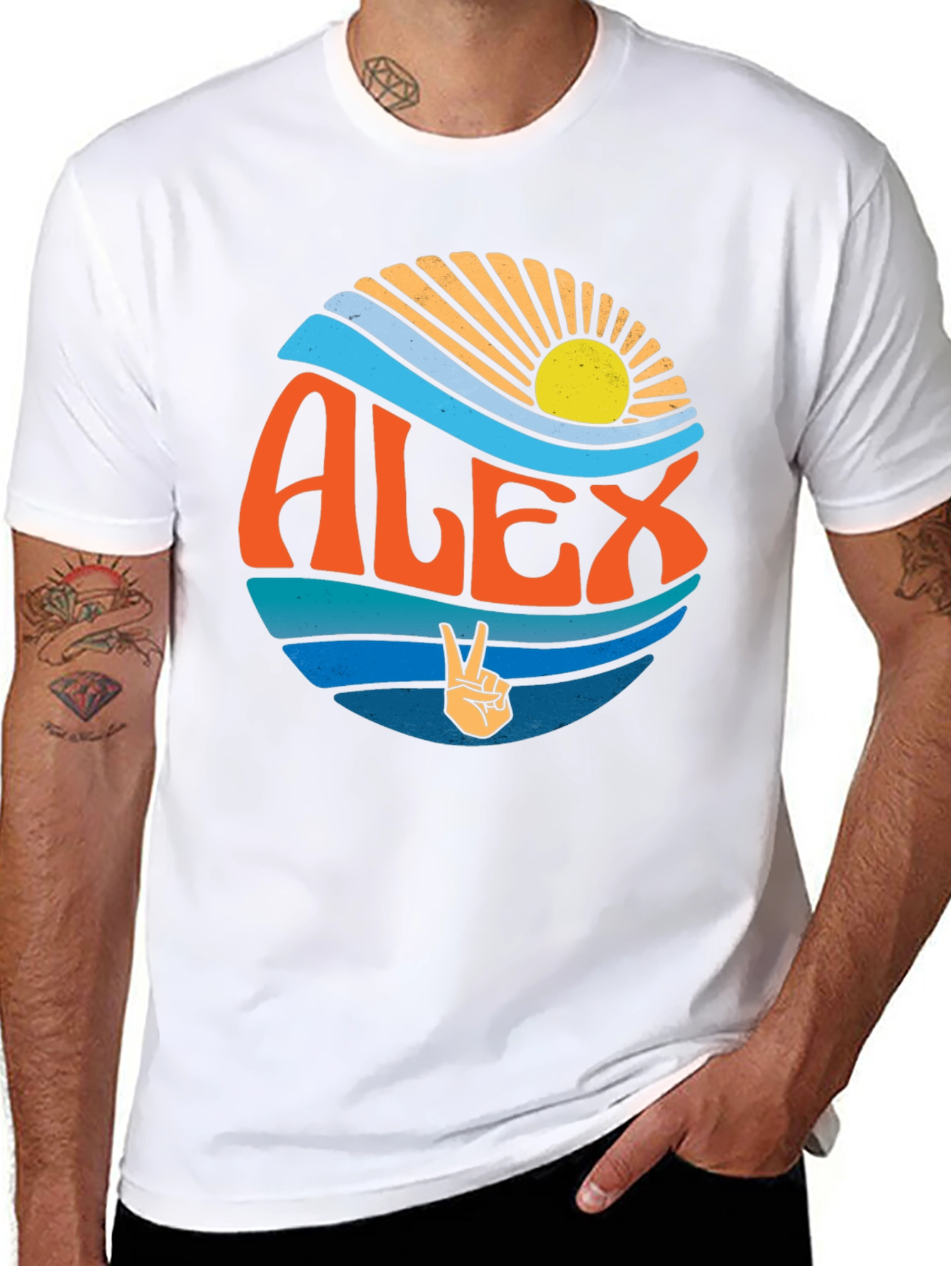 Personalized Alex Beach Vibes T-Shirt