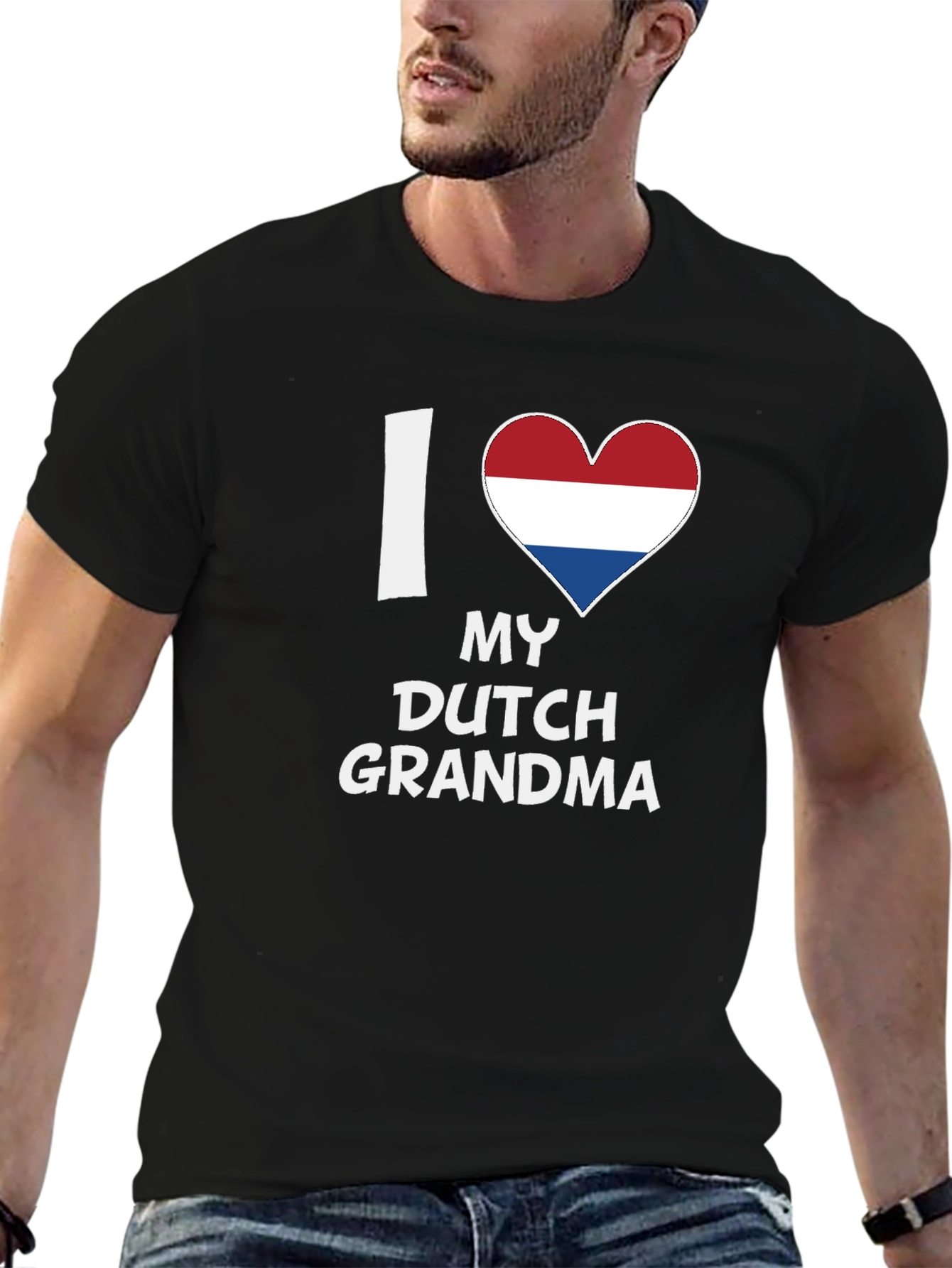I Love My Dutch Grandma T-Shirt - Netherlands Heart