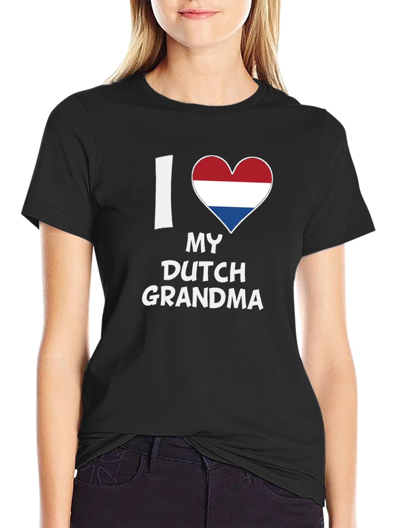 I Love My Dutch Grandma T-Shirt - Netherlands Heart