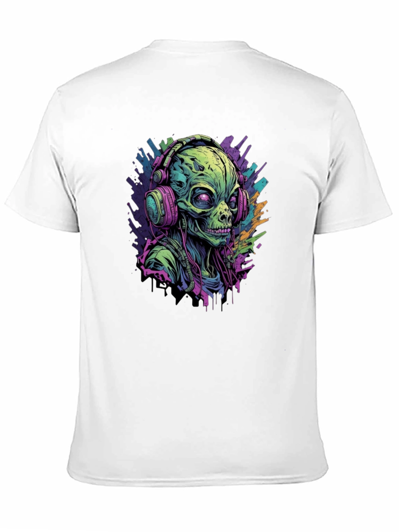 Alien DJ Graphic T-Shirt