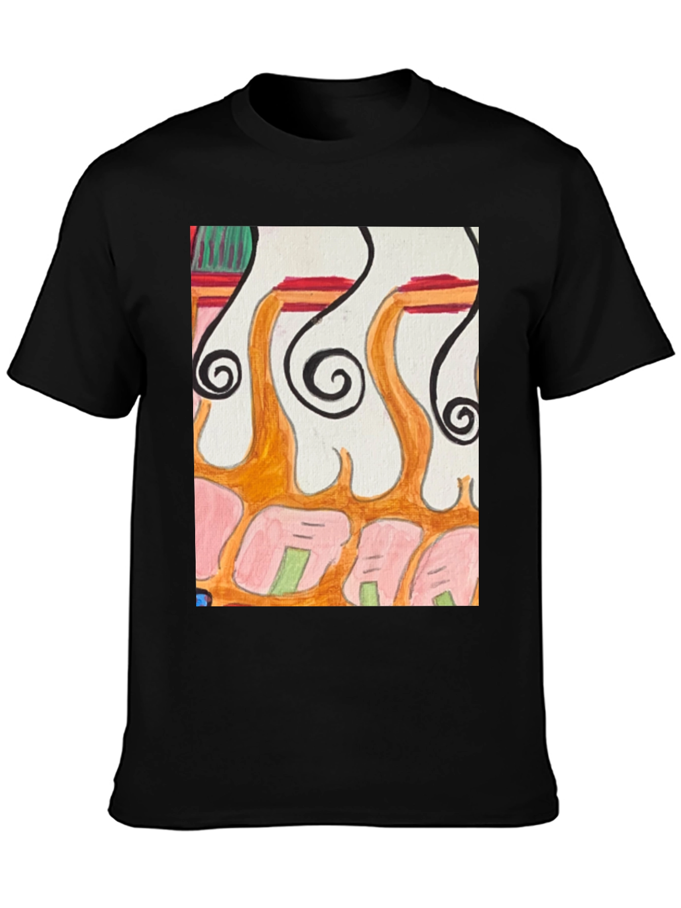 Abstract Art Graphic Tee - Unique Design