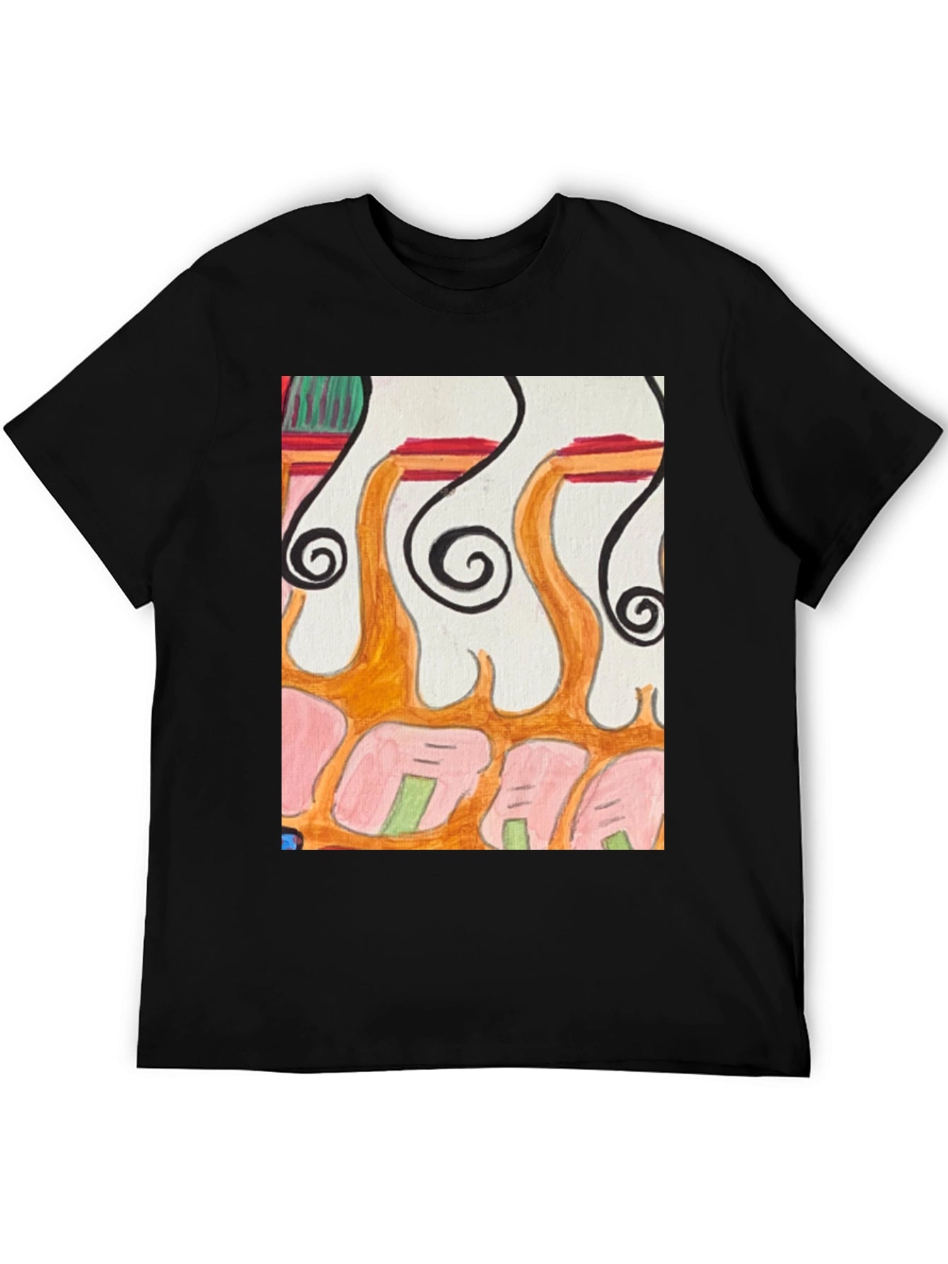 Abstract Art Graphic Tee - Unique Design