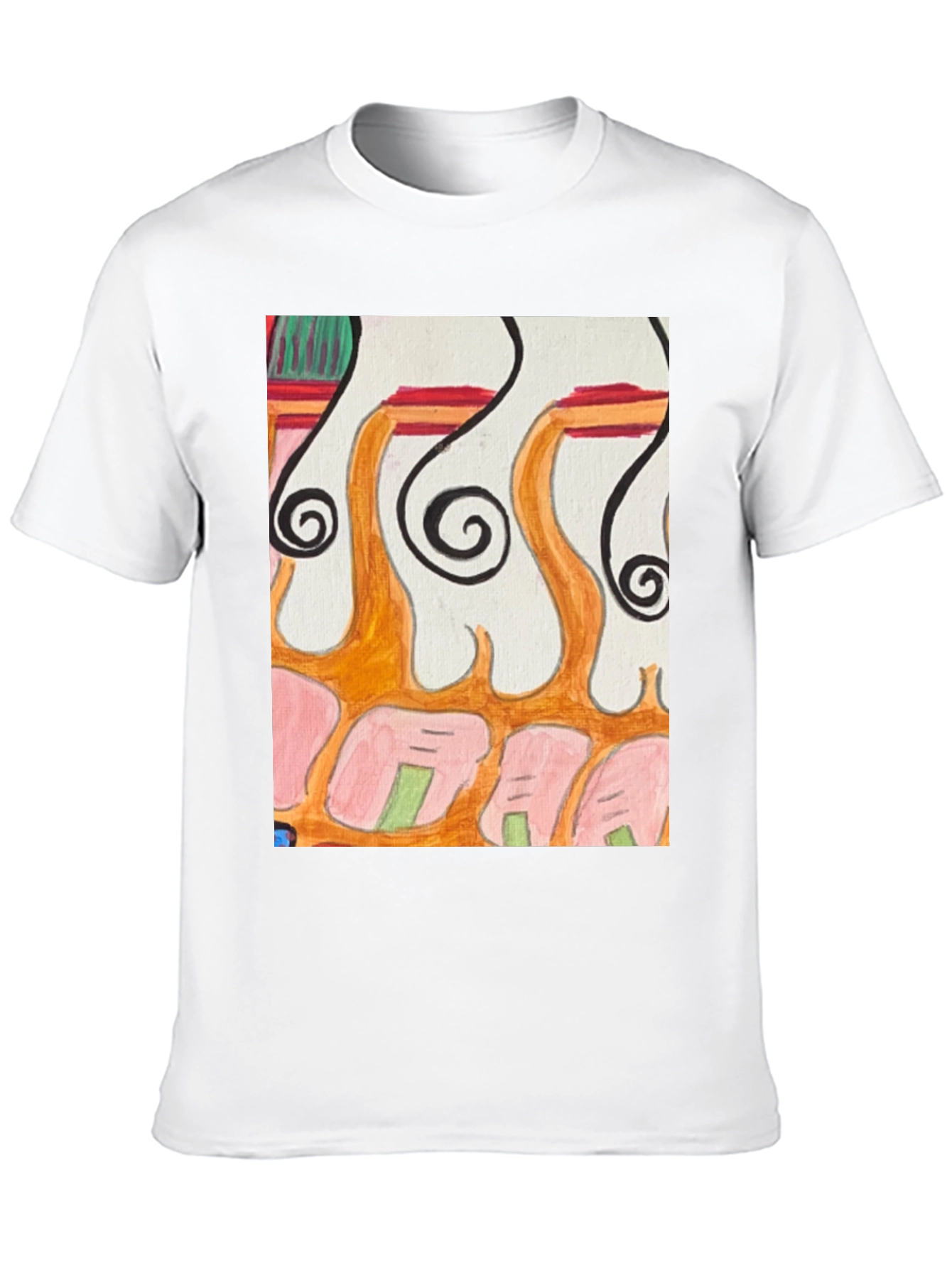 Abstract Art Graphic Tee - Unique Design