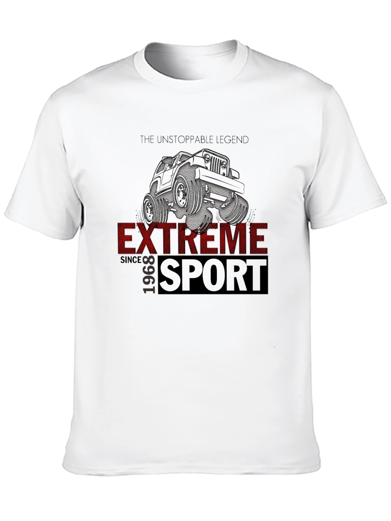 Extreme Sport Graphic T-Shirt - Black