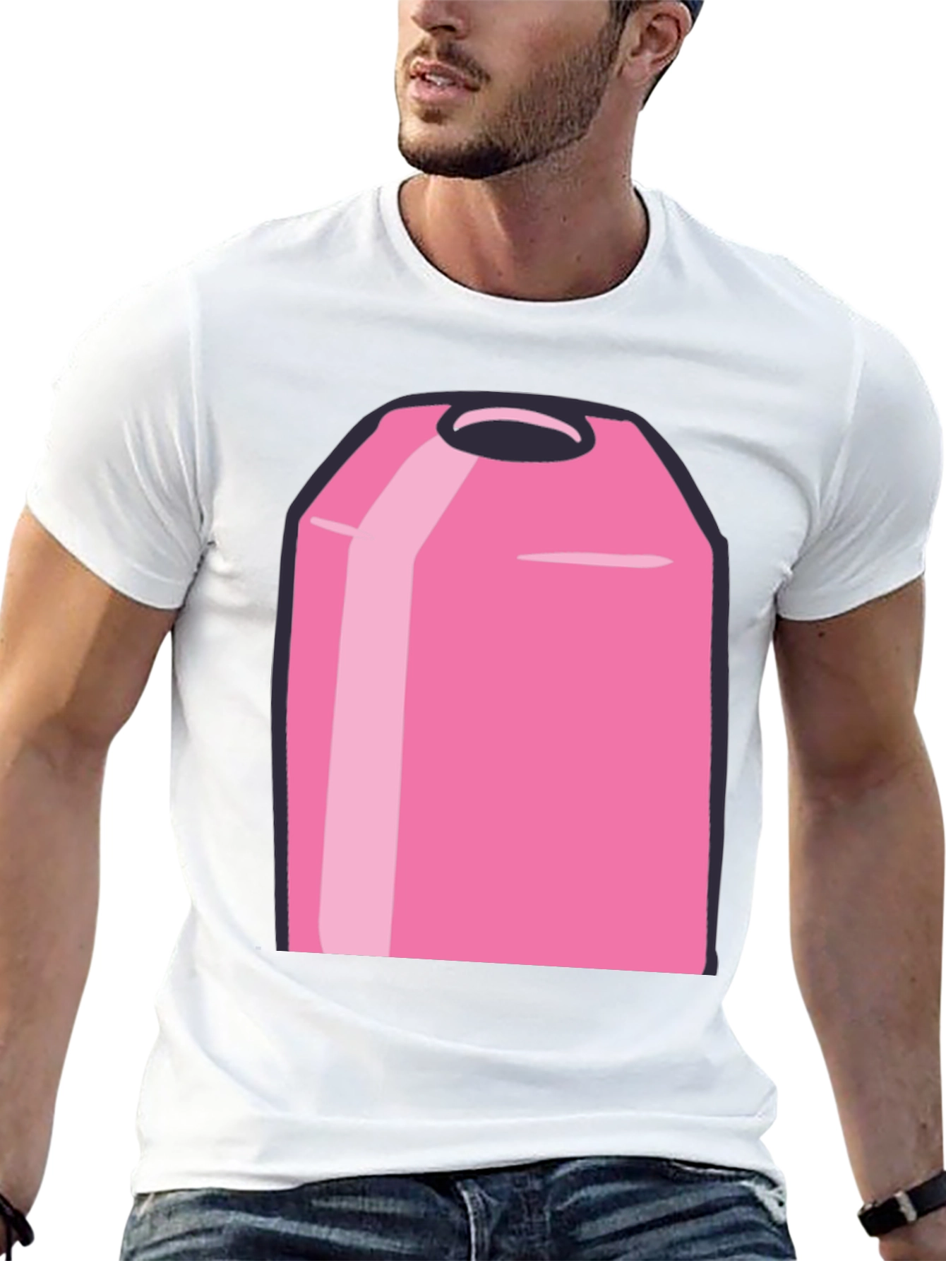Pink Sus T-Shirt - Among Us Inspired Crewmate Tee