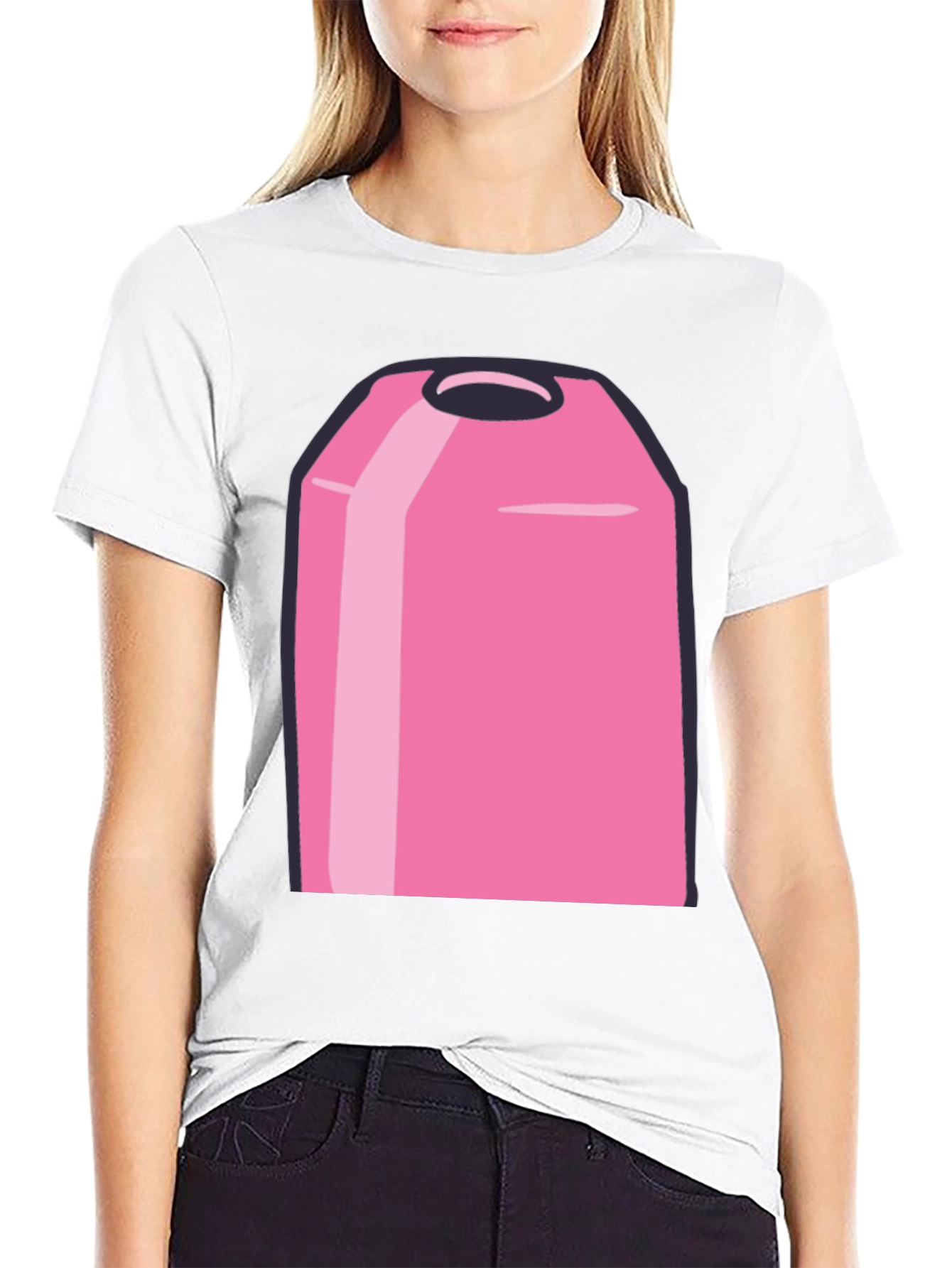 Pink Sus T-Shirt - Among Us Inspired Crewmate Tee
