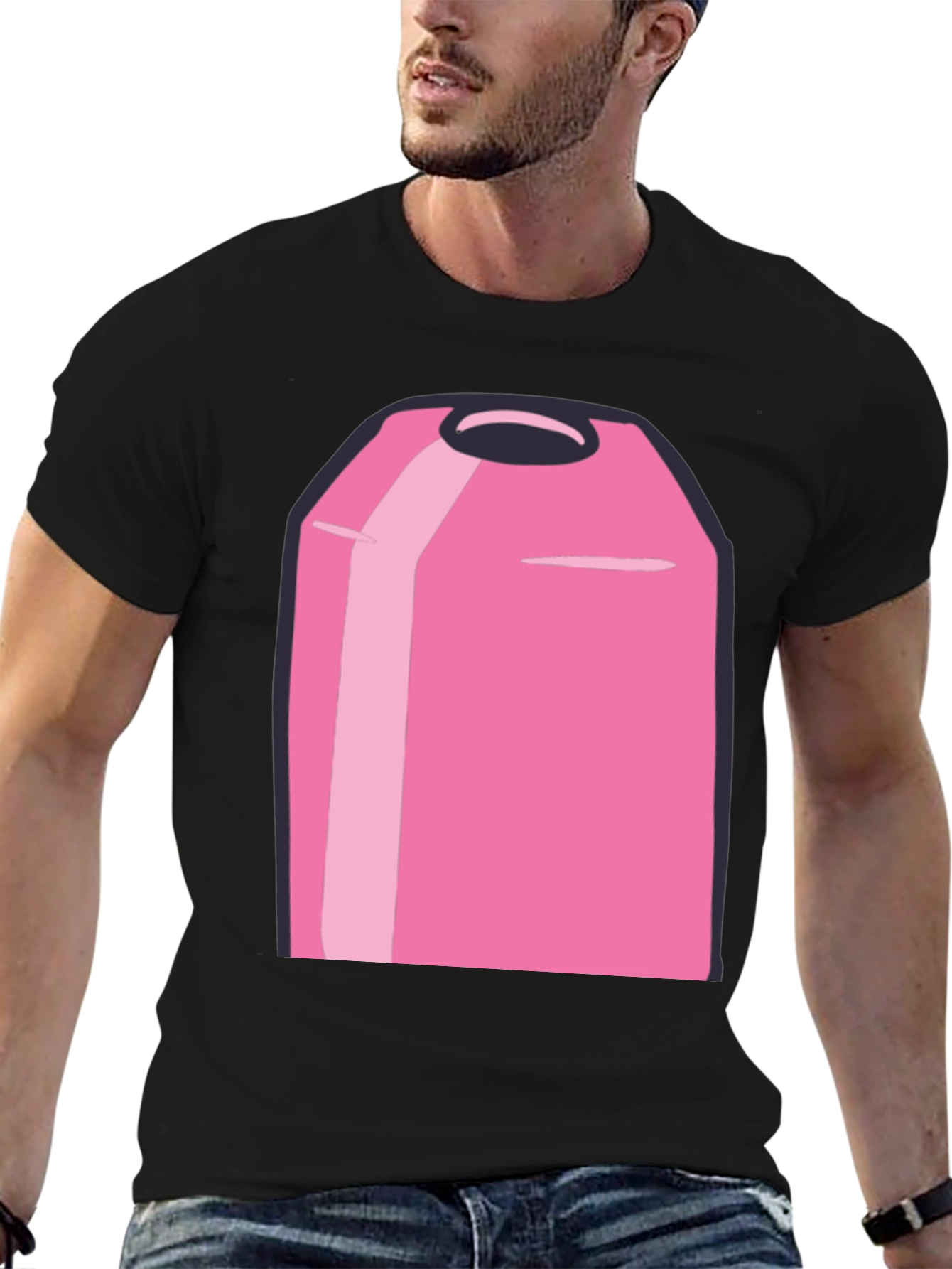 Pink Sus T-Shirt - Among Us Inspired Crewmate Tee