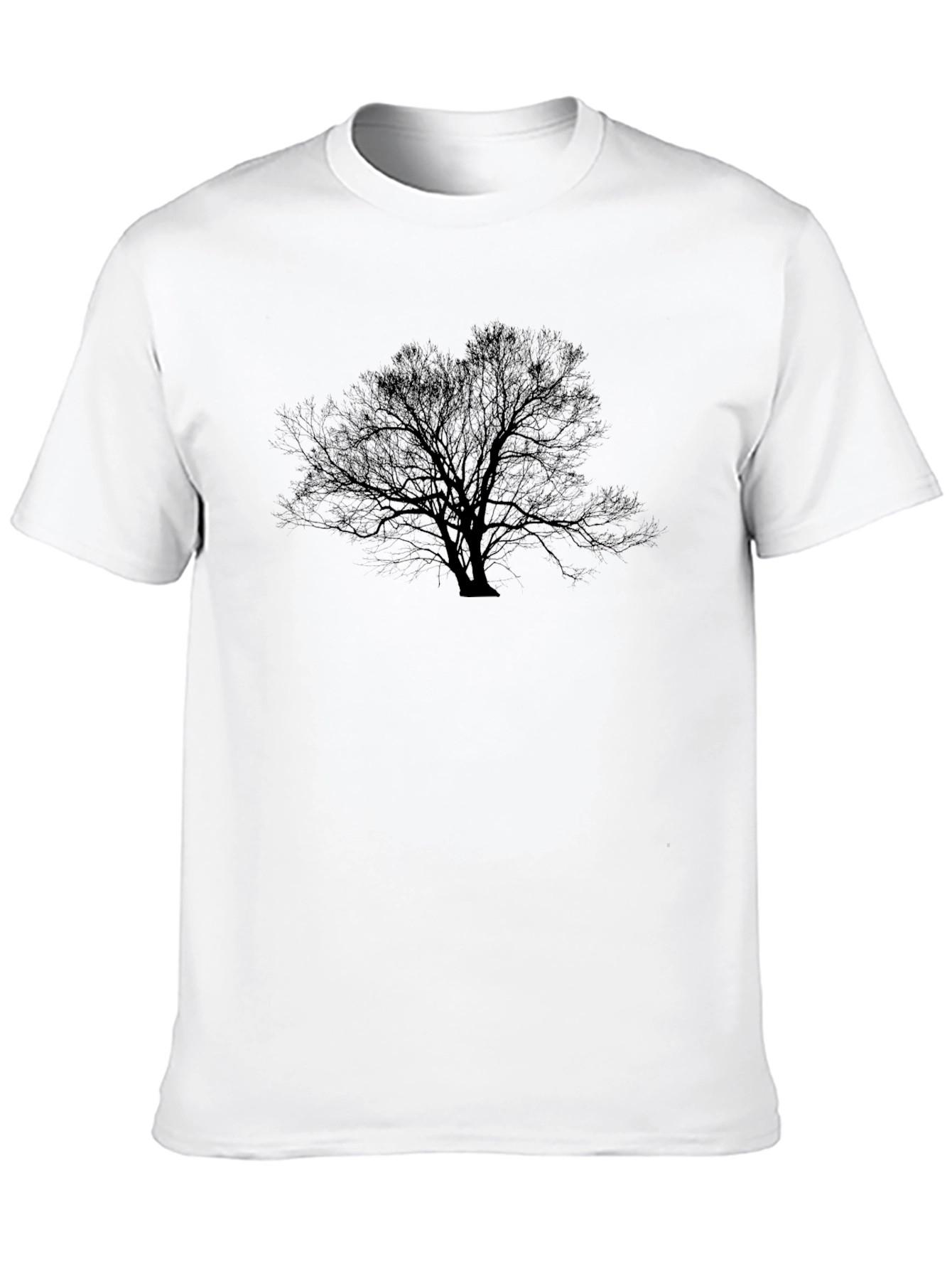 Black Tree Graphic Tee - Mens Casual Style