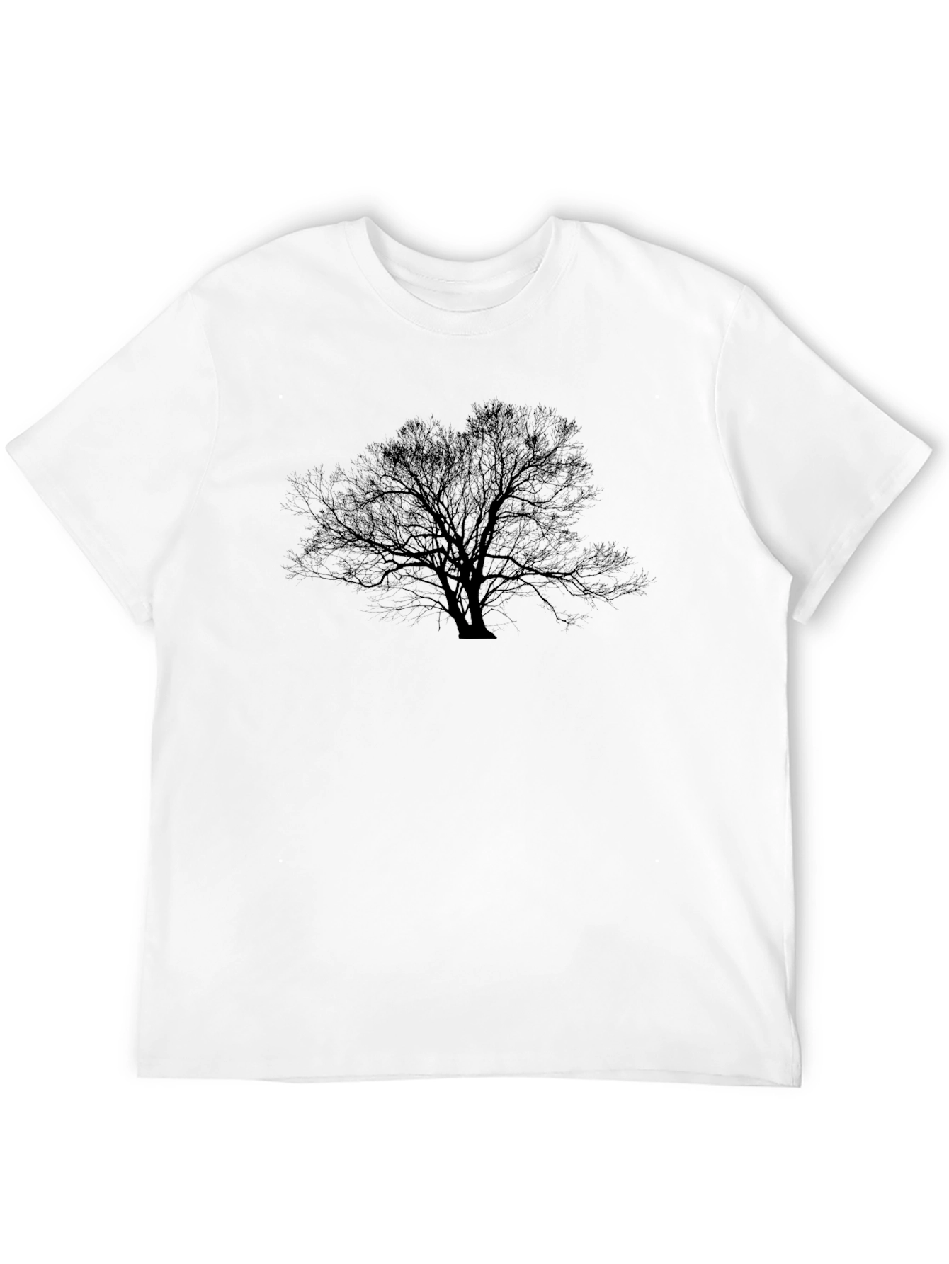 Black Tree Graphic Tee - Mens Casual Style