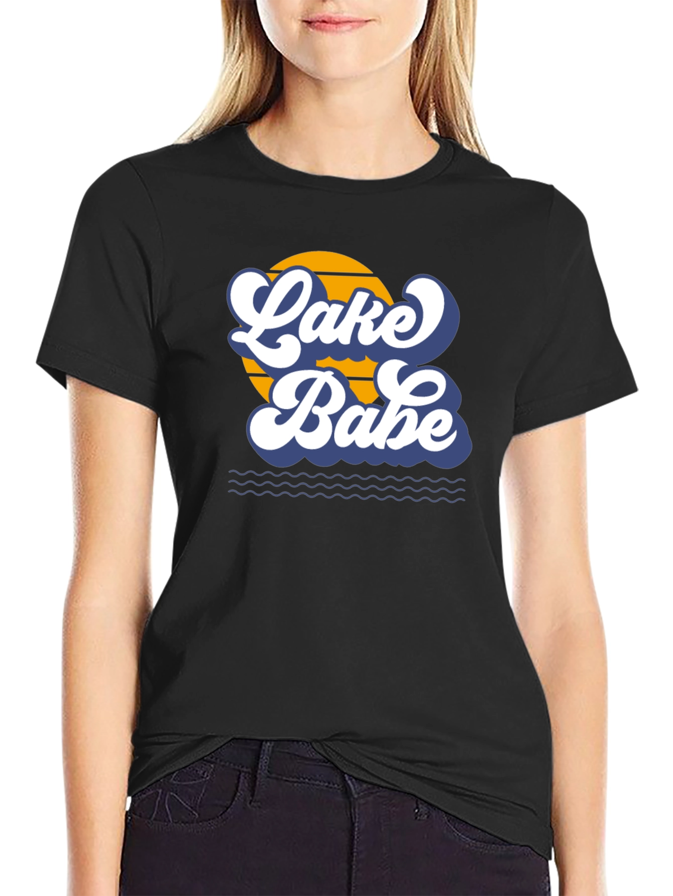 Lake Babe Graphic T-Shirt - Retro Summer Style