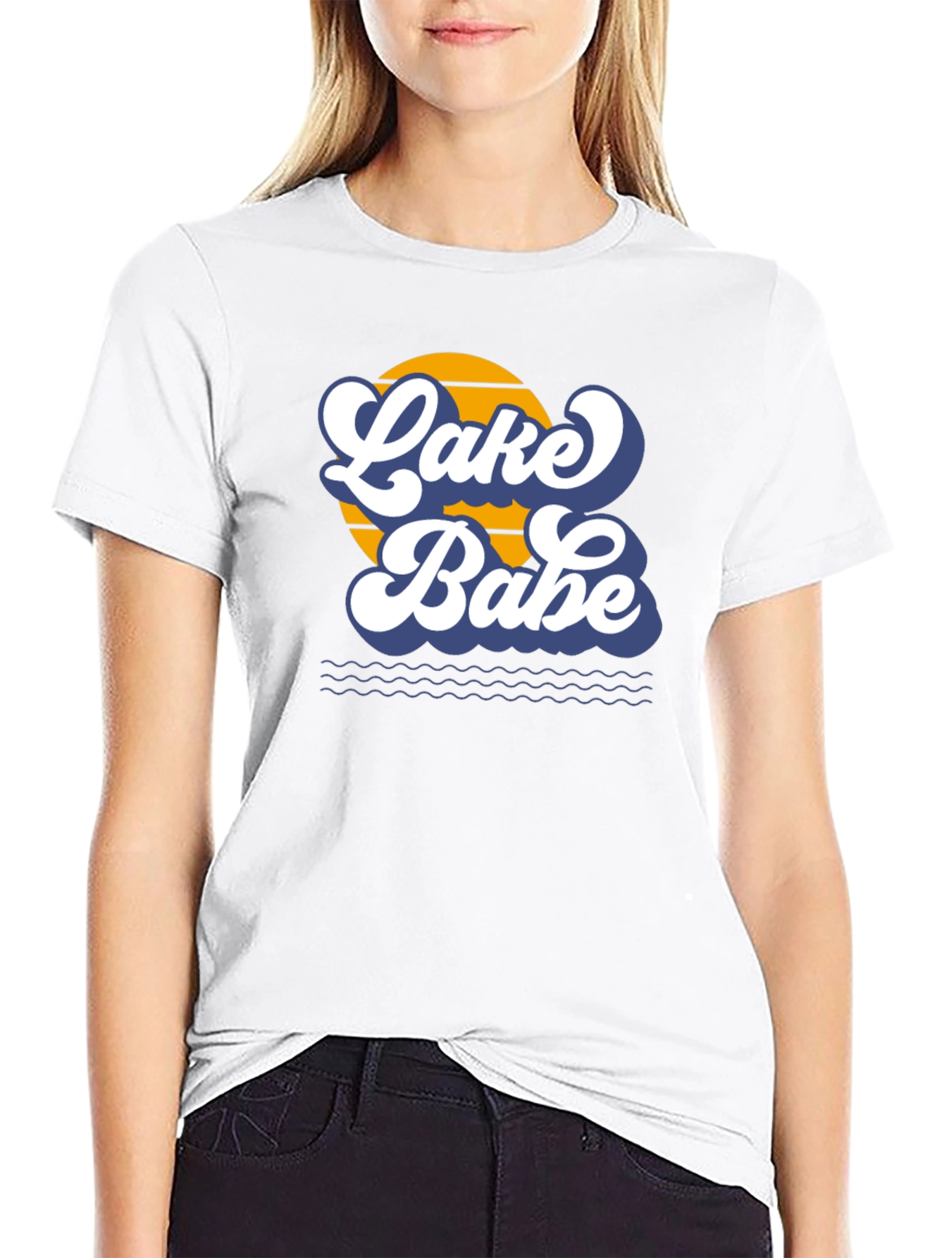 Lake Babe Graphic T-Shirt - Retro Summer Style