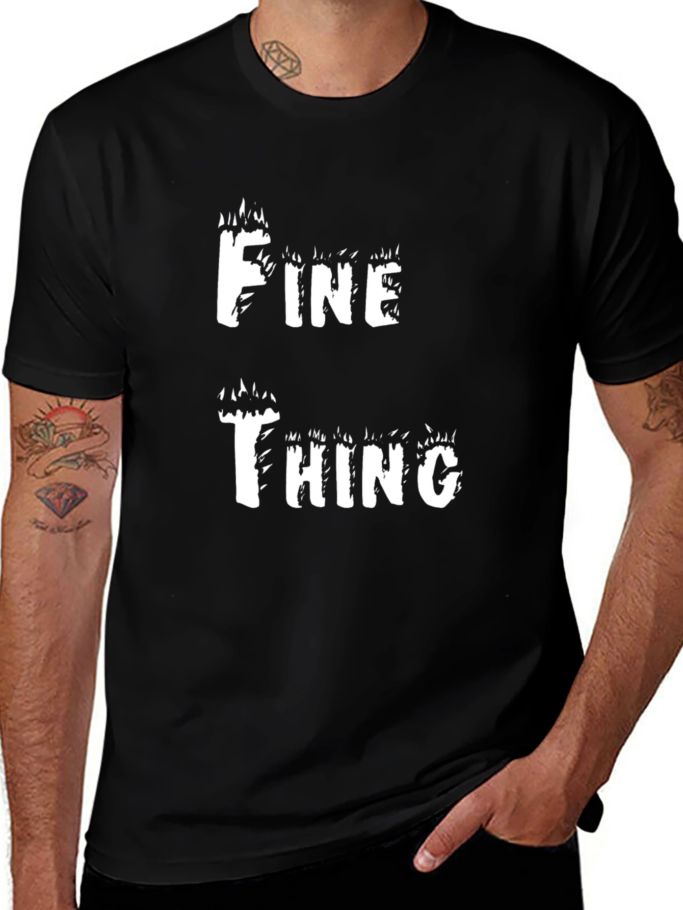 Funny Fine Thing Graphic T-Shirt