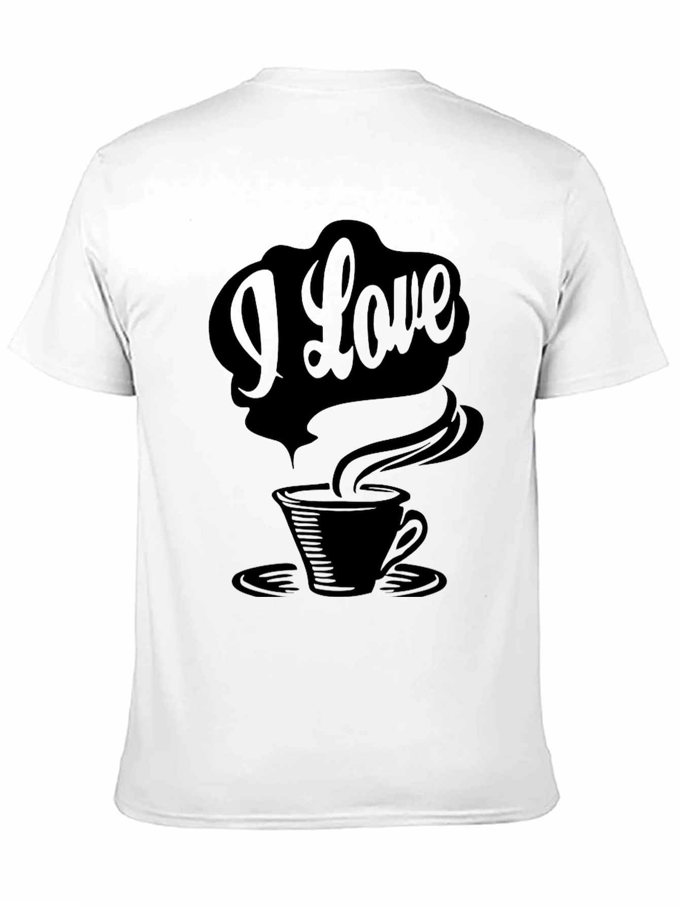 I Love Coffee Graphic Tee - Black Unisex T-Shirt