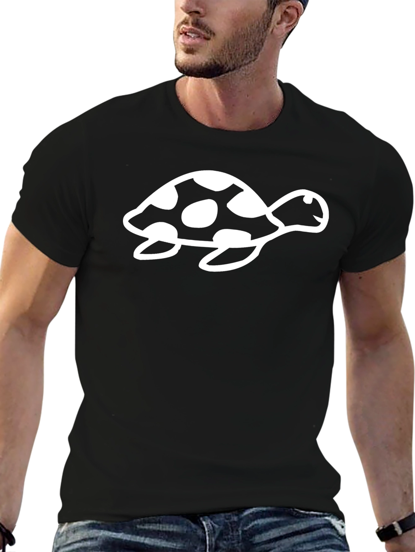 Turtle Graphic T-Shirt - Comfortable Cotton Tee