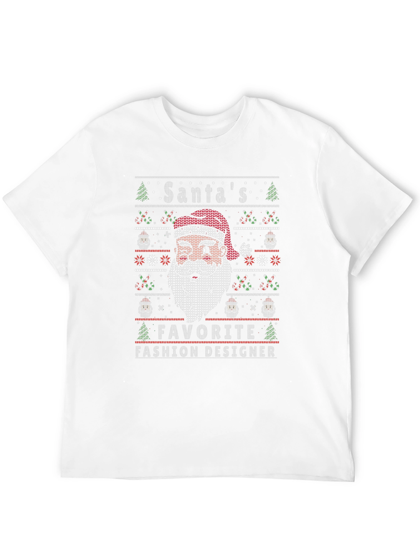 Santas Favorite Fashion Designer Ugly Christmas T-Shirt