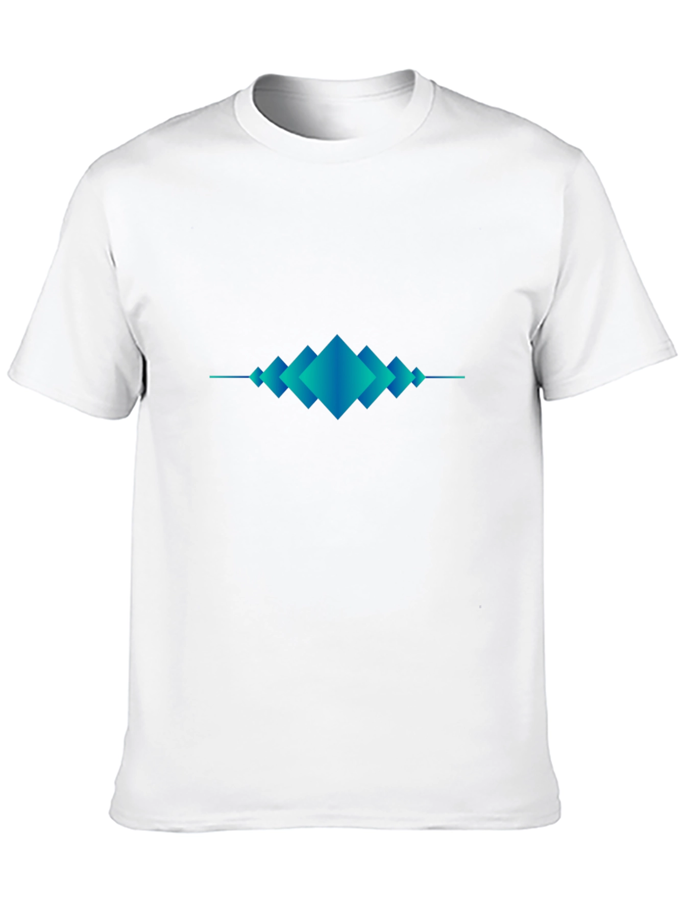 Geometric Diamond Tee - Modern Minimalist Design