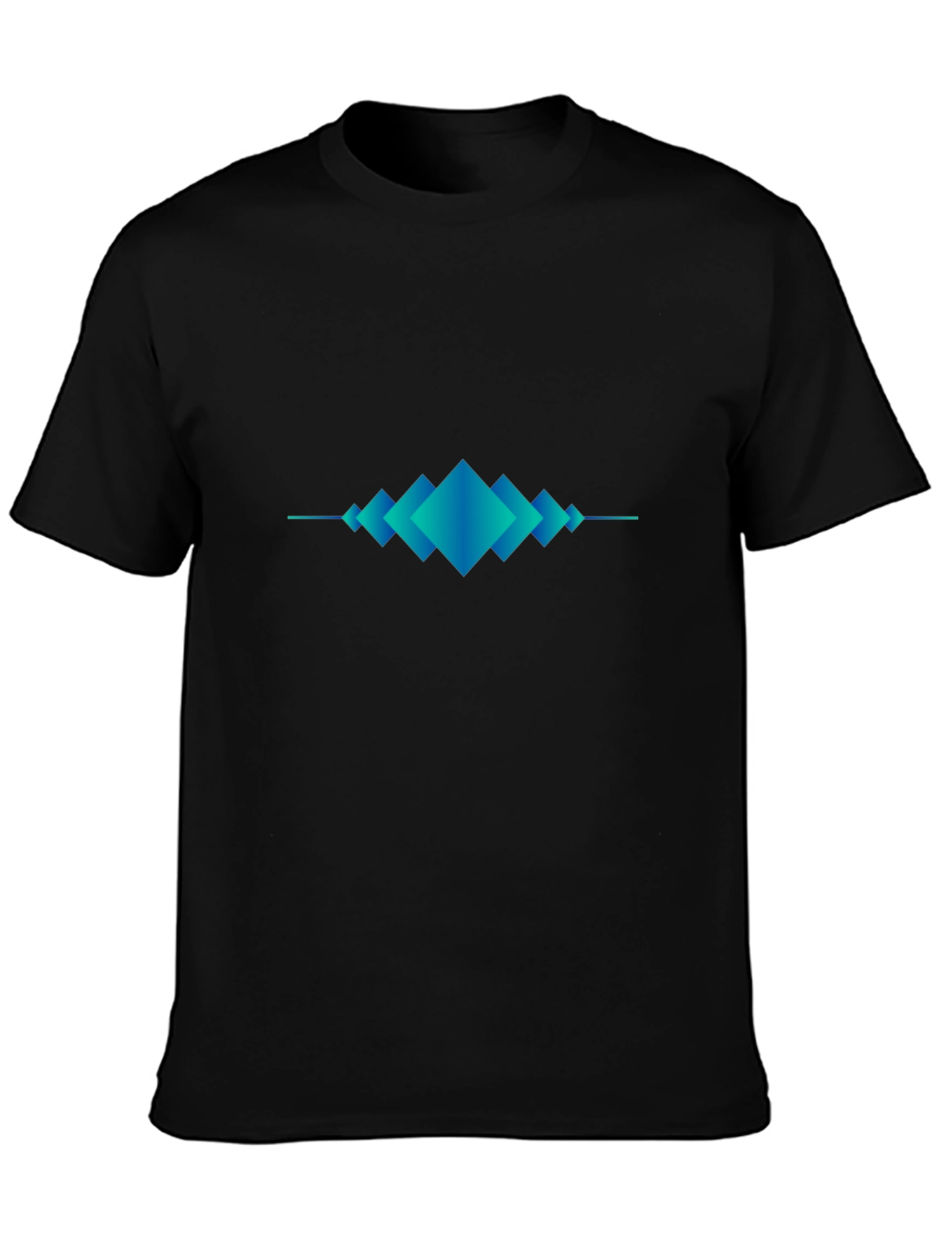 Geometric Diamond Tee - Modern Minimalist Design