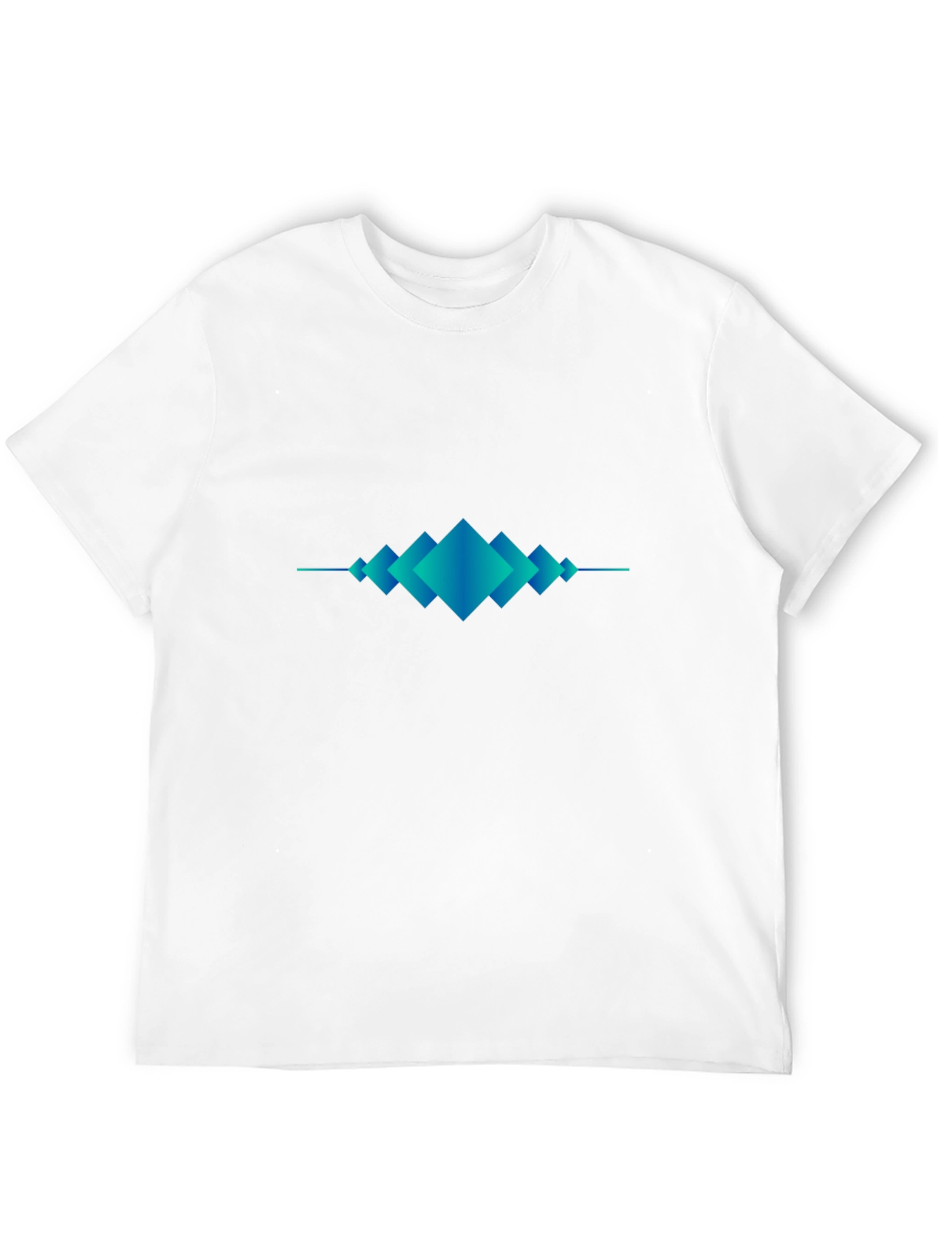 Geometric Diamond Tee - Modern Minimalist Design