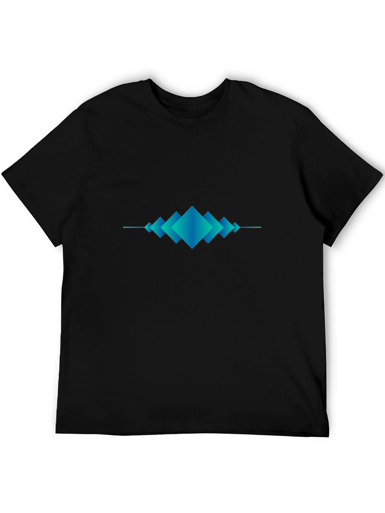 Geometric Diamond Tee - Modern Minimalist Design