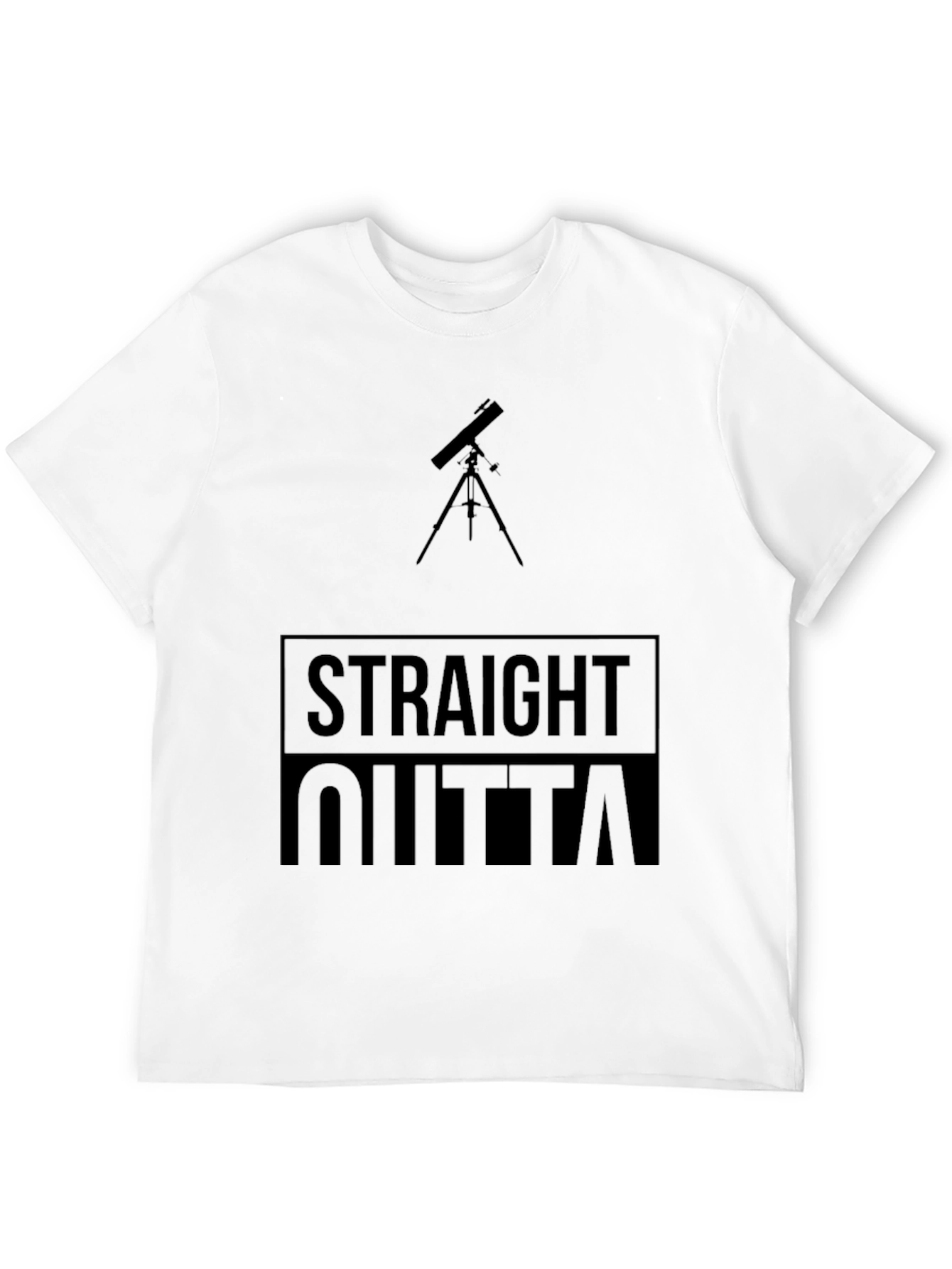 Straight Outta Space Black Tee