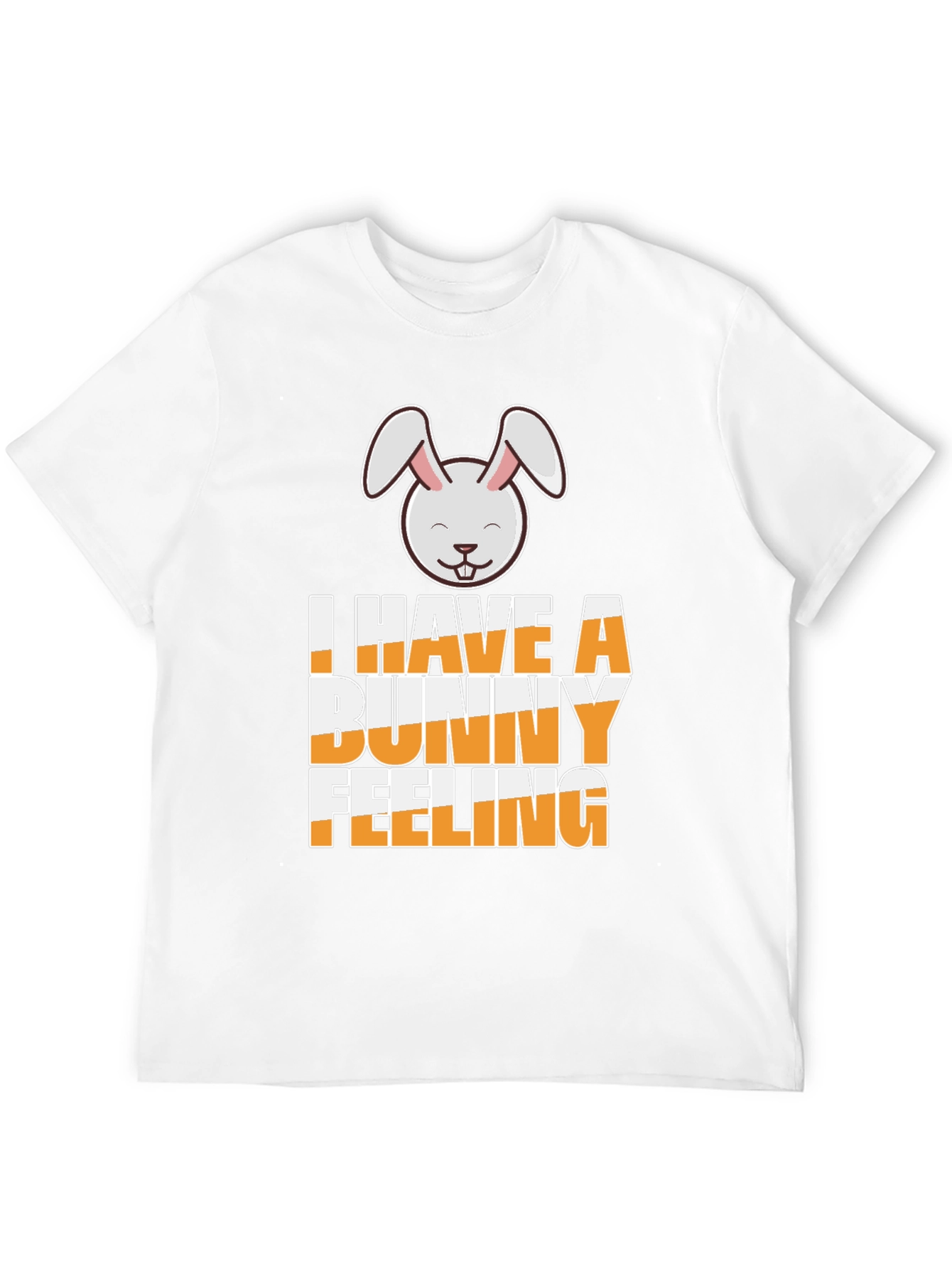 Bunny Feeling Graphic T-Shirt - Easter Holiday Tee